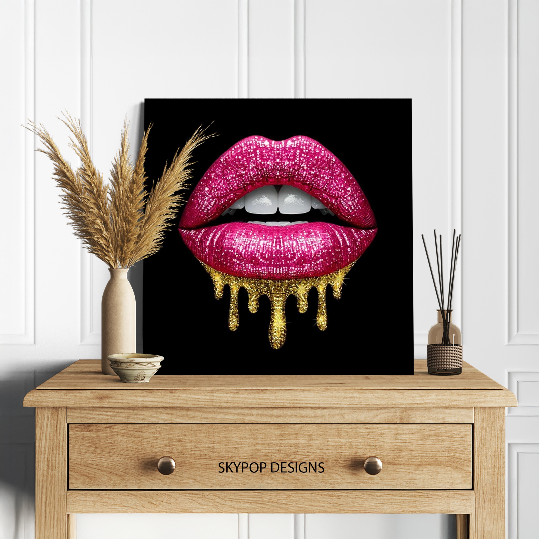 5.jpg Glittery Lips Art