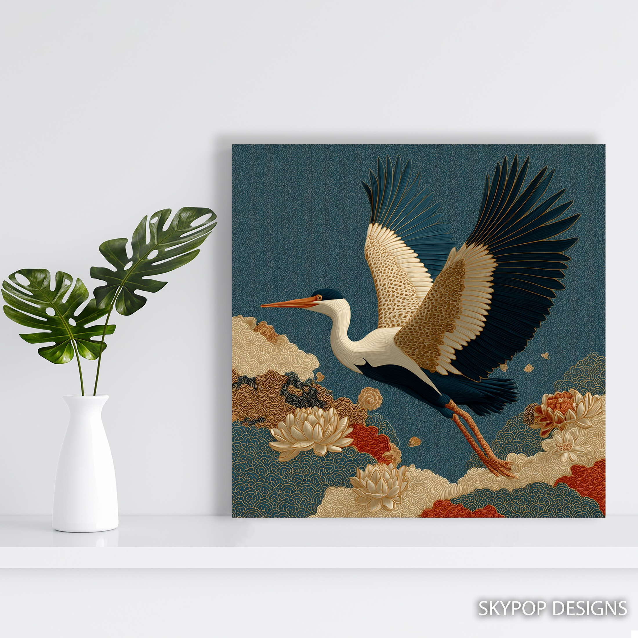 5.jpg Heron Flight Art