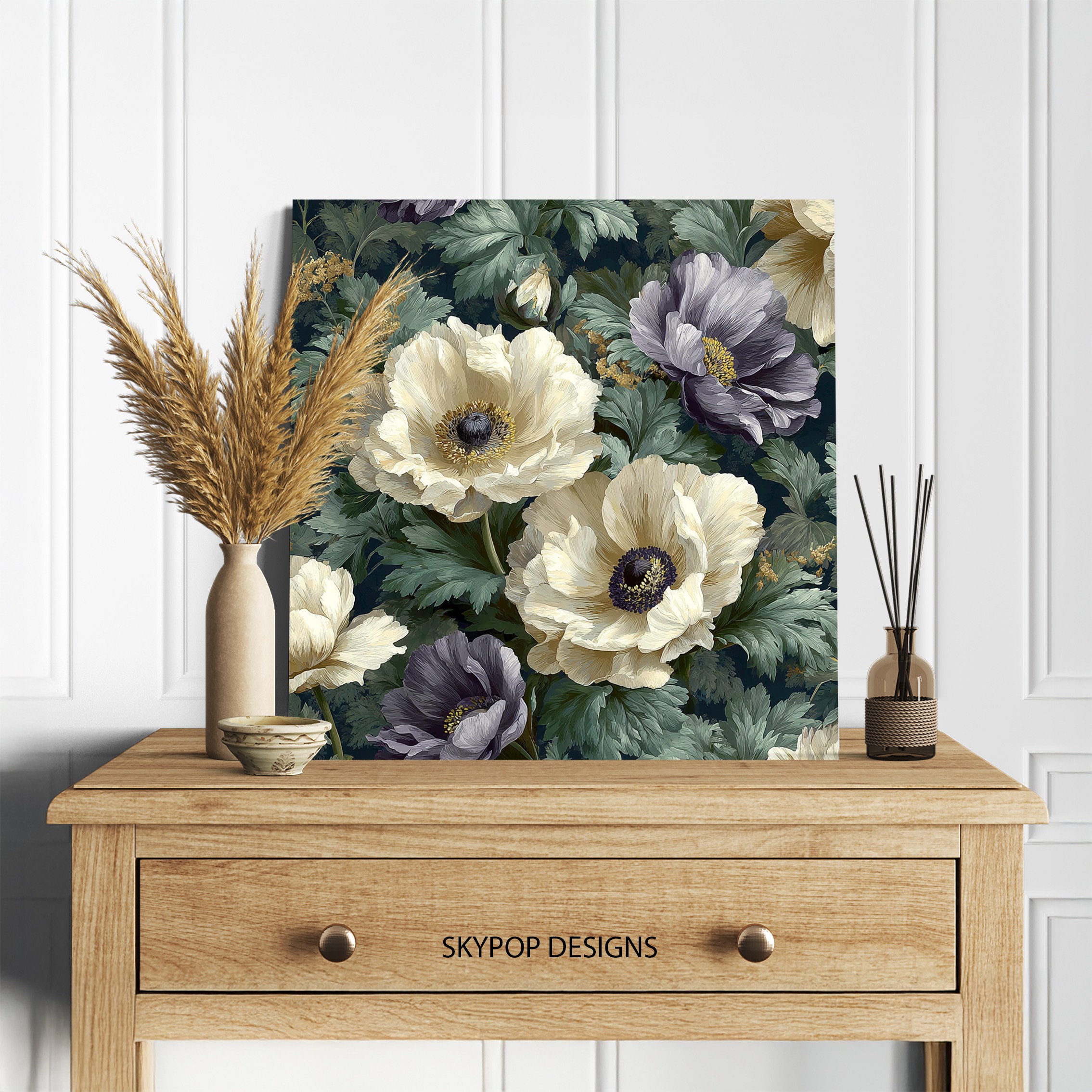 5.jpg Elegant Poppy Bouquet Art