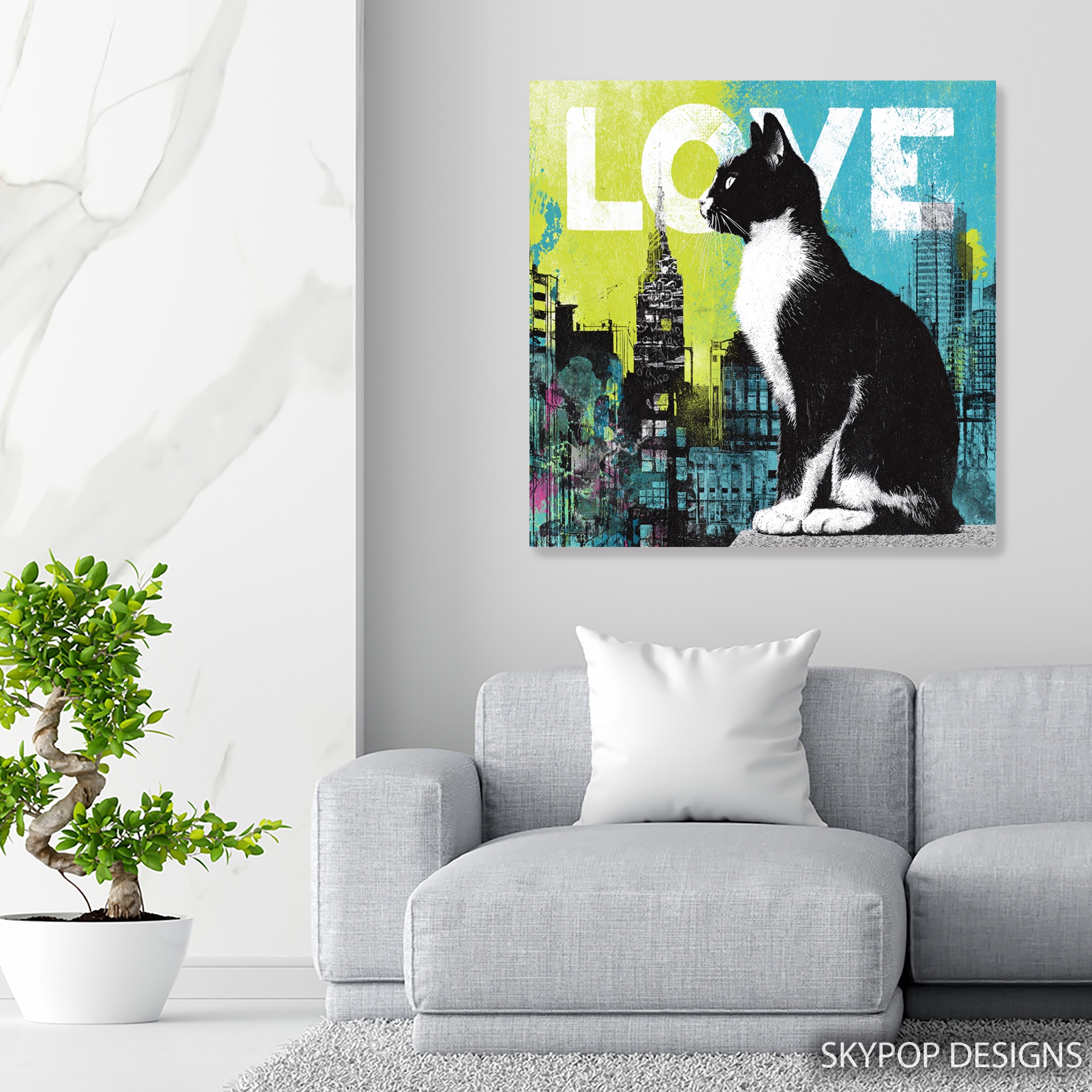 5.jpg Cat Love Art