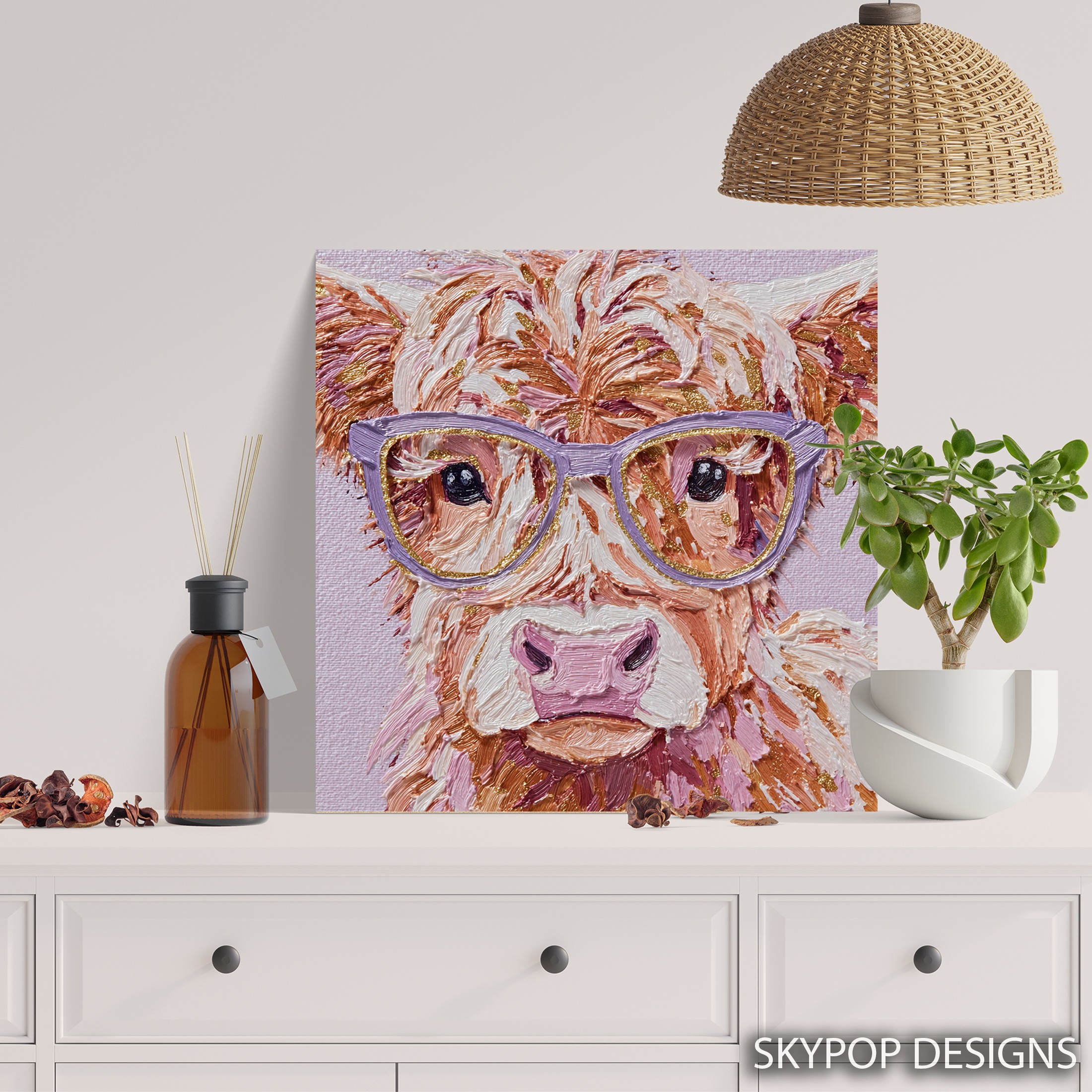 5.jpg Highland Cow Art