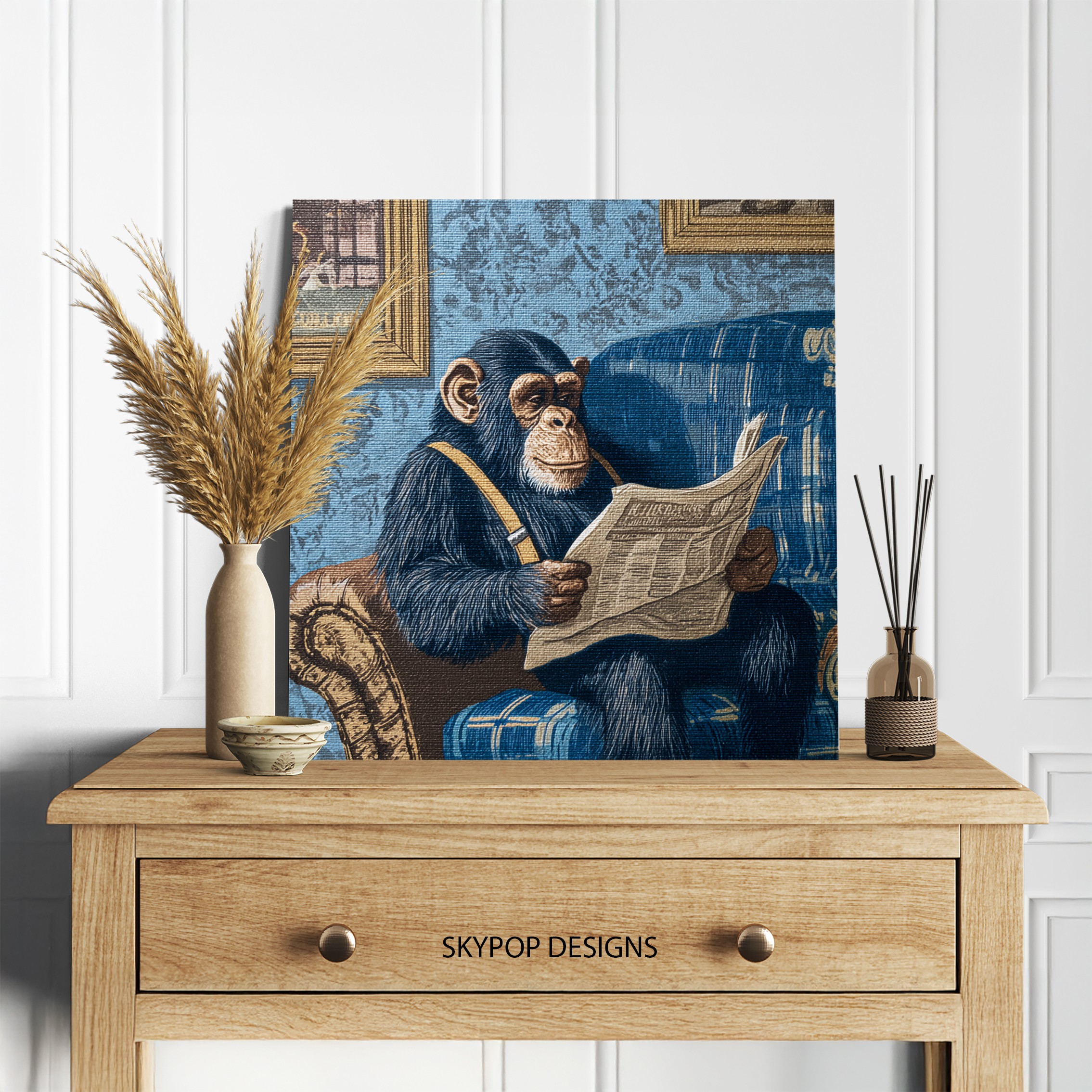 5.jpg Chimpanzee Art