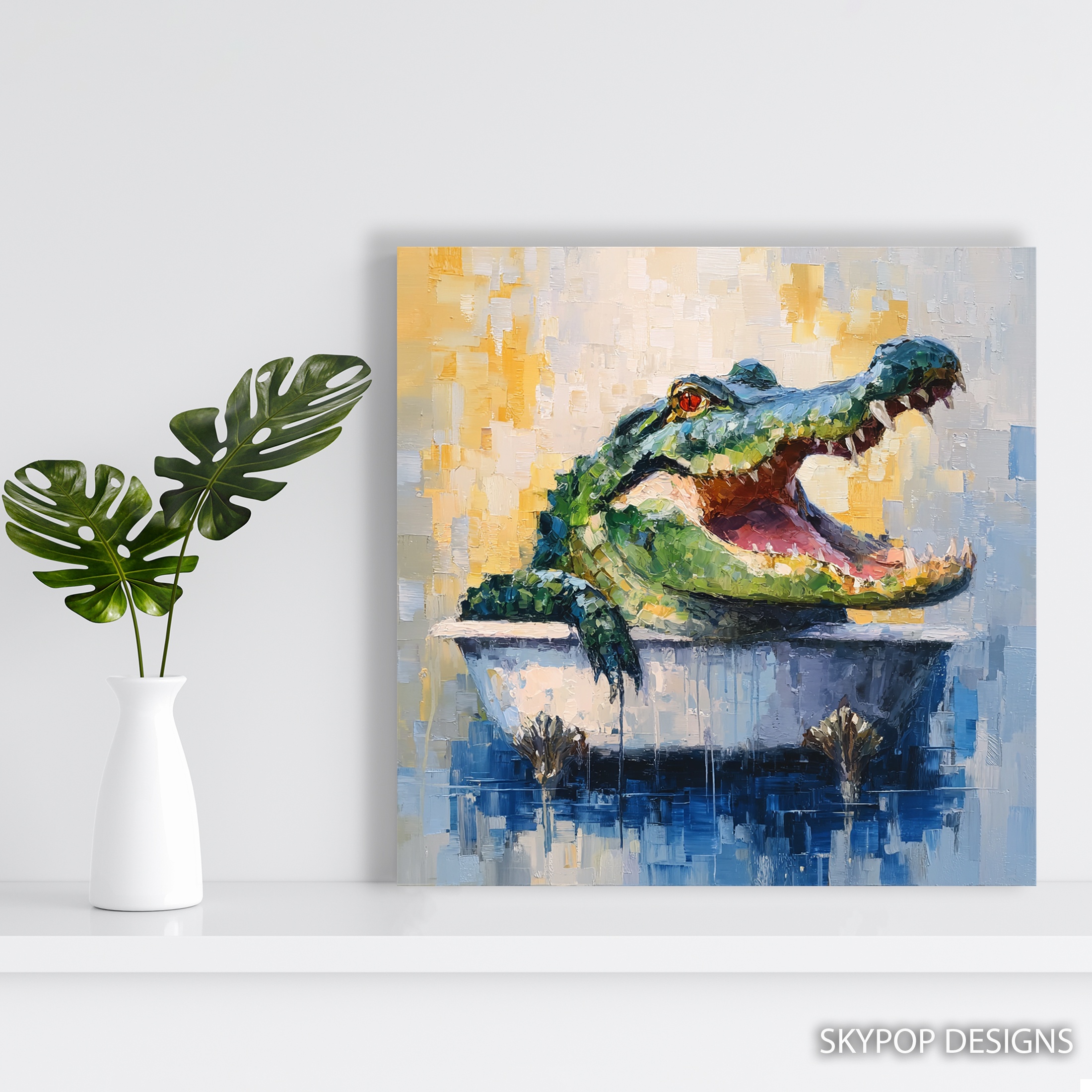 5.jpg Crocodile Art