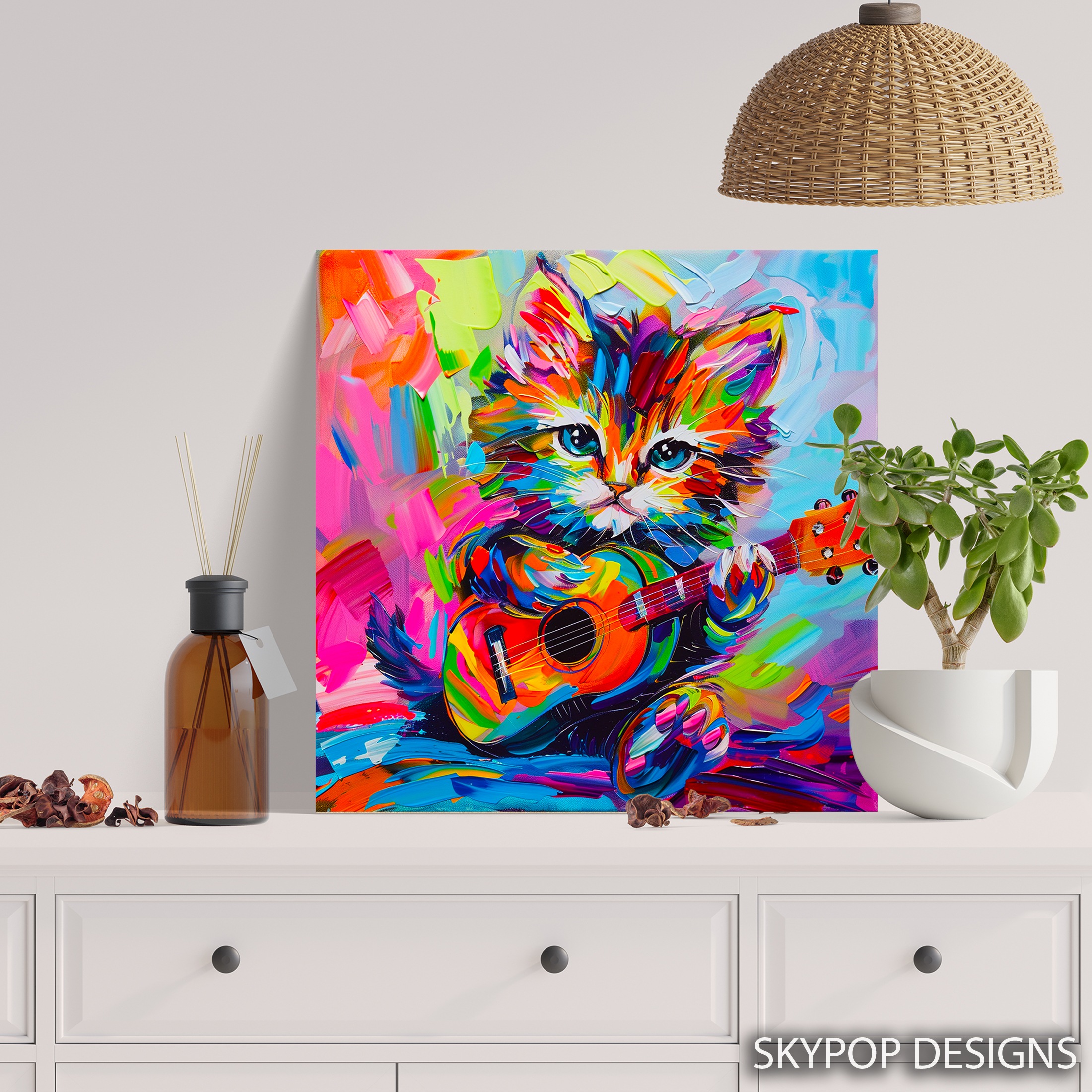 5.jpg Rainbow Cat Art