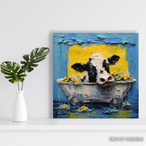 Highland Cow Art