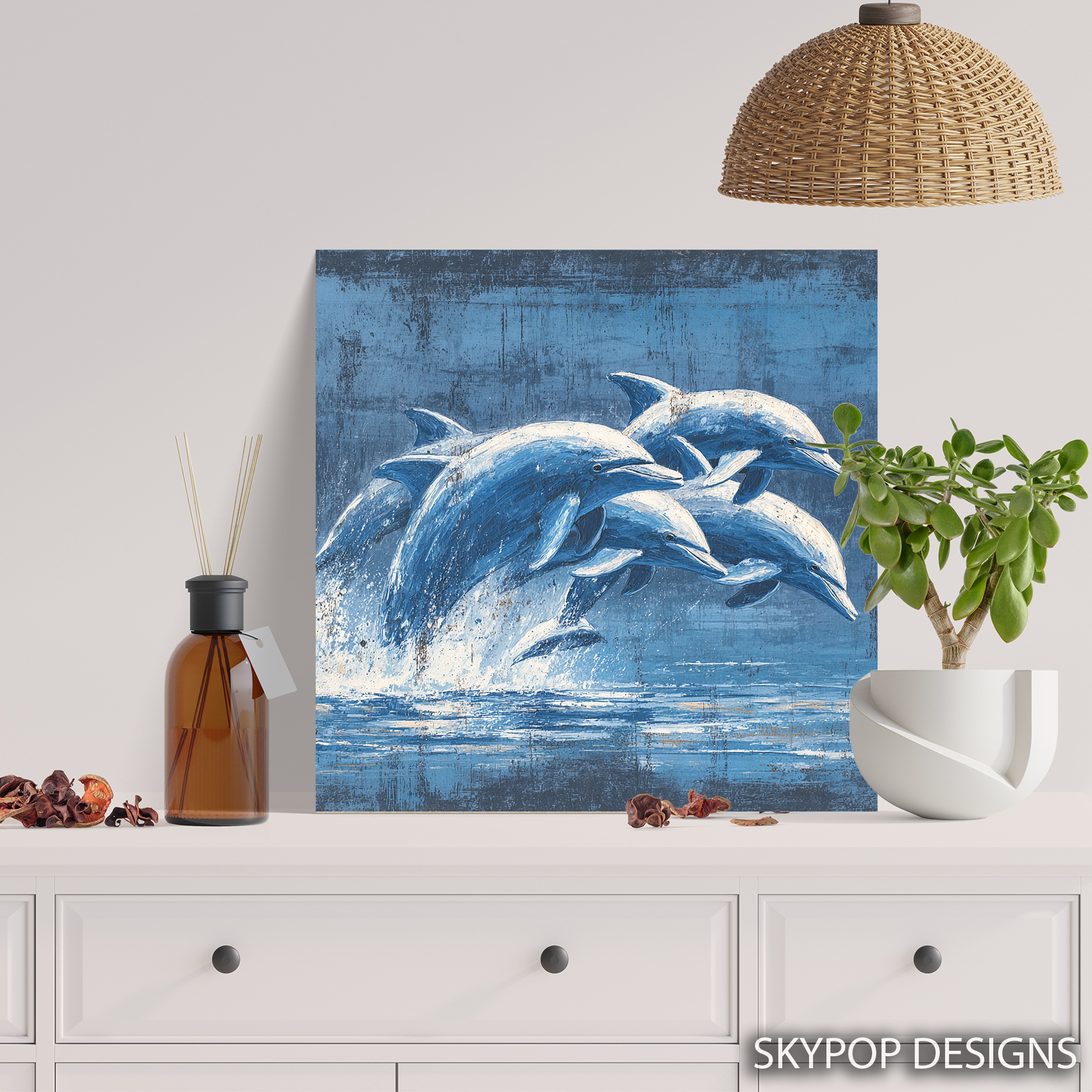 5.jpg Dolphin Leap Art