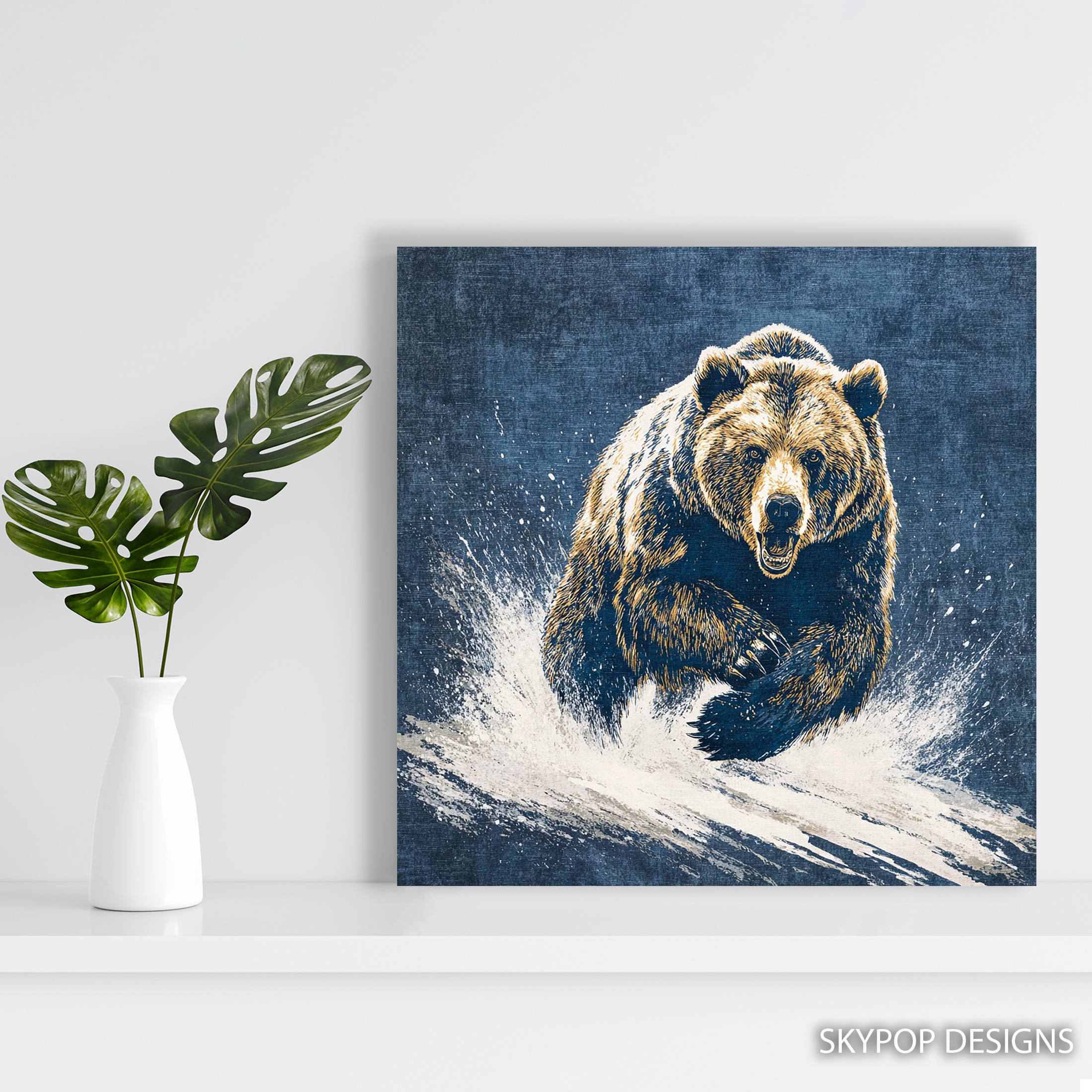 5.jpg Bear Water Splash Art