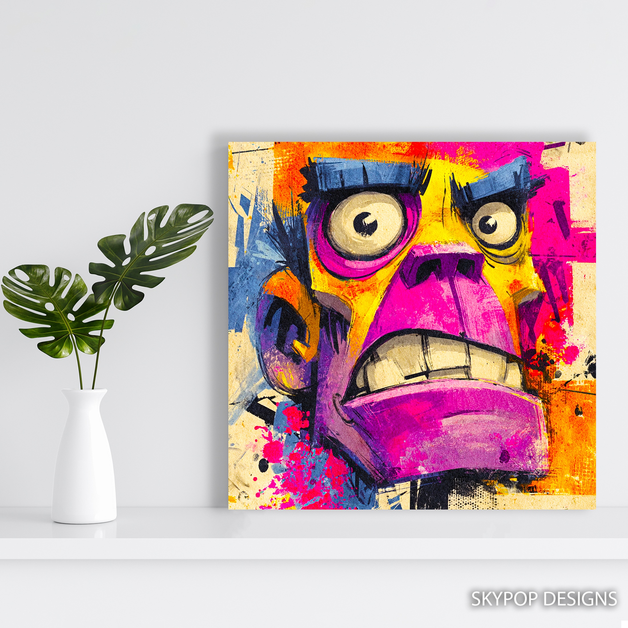 5.jpg Neon Graffiti Face Art