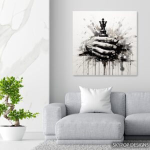 Chess King Art