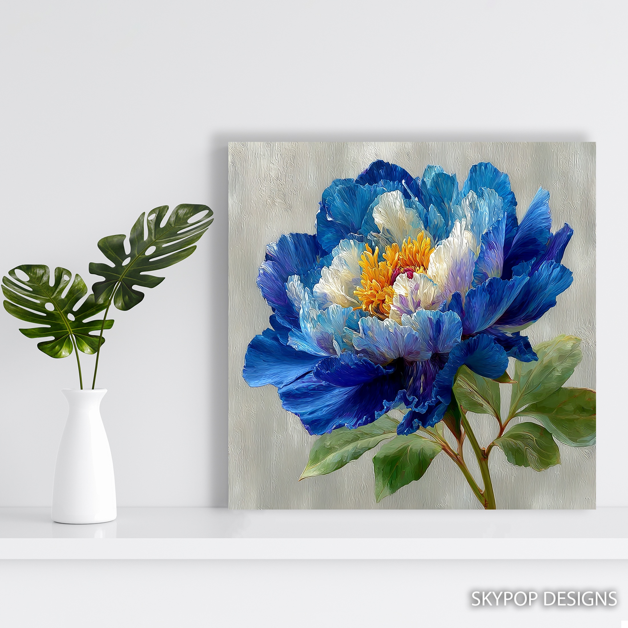5.jpg Blue Peony Art