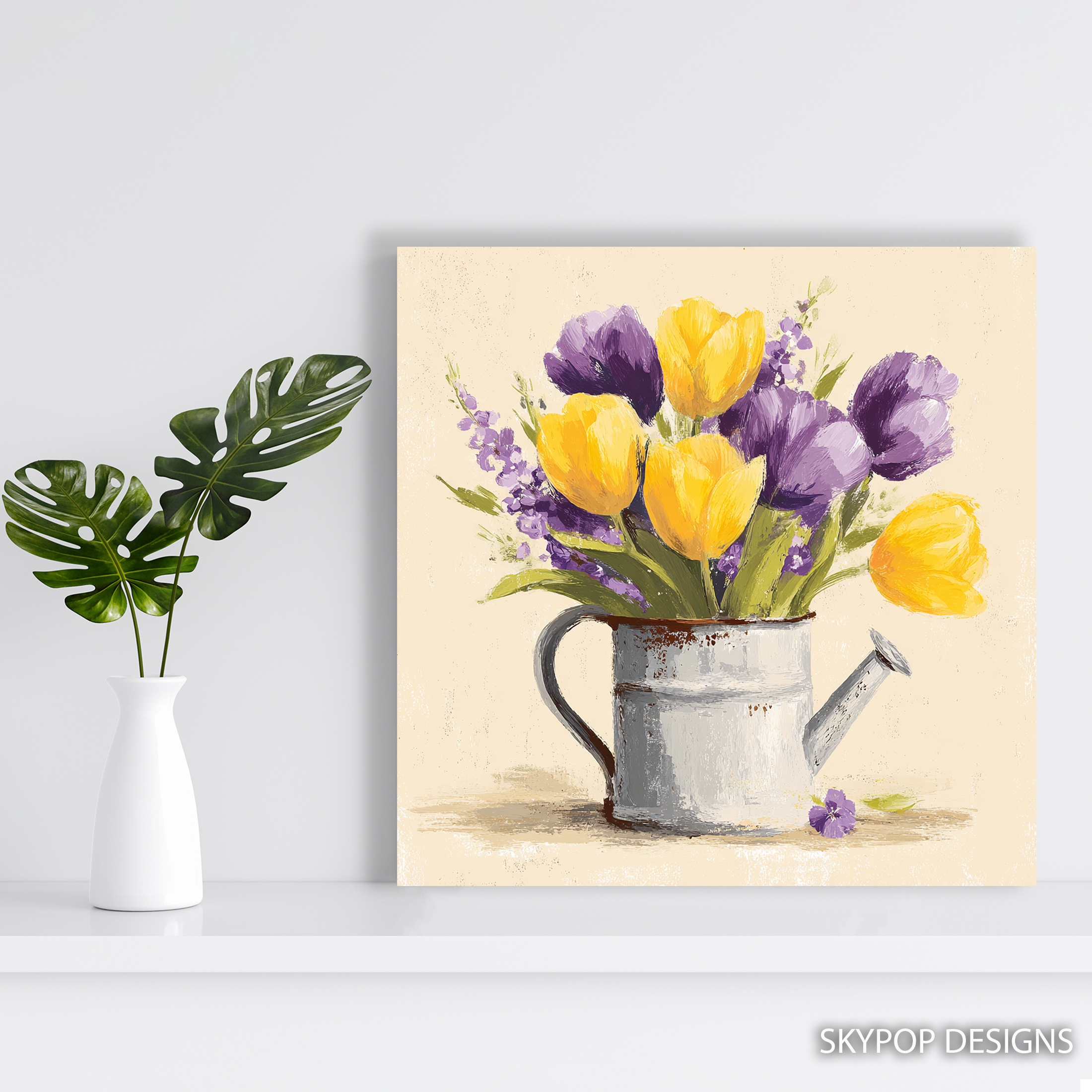 5.jpg Rustic Tulip Bouquet Art