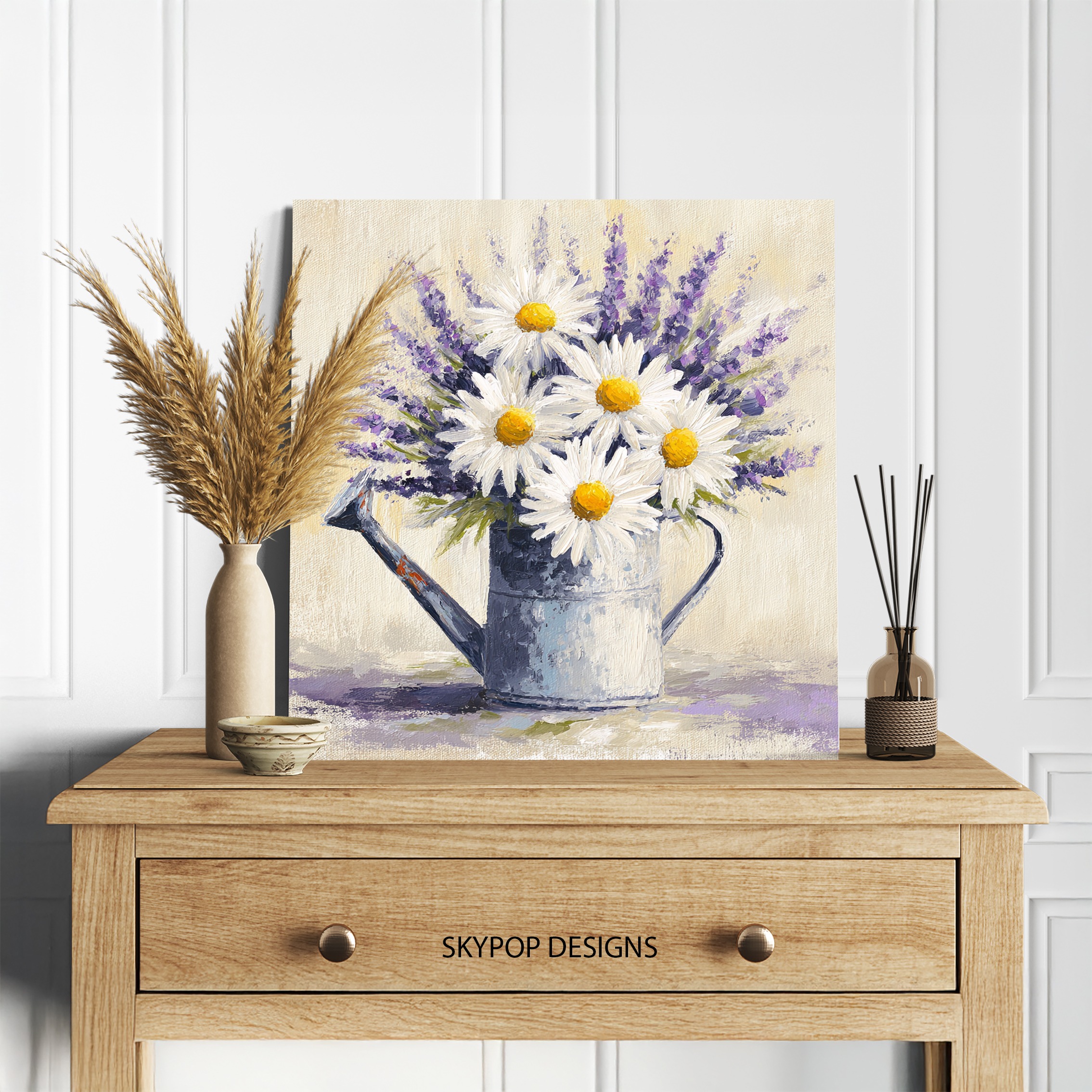 5.jpg Daisy and Lavender Art