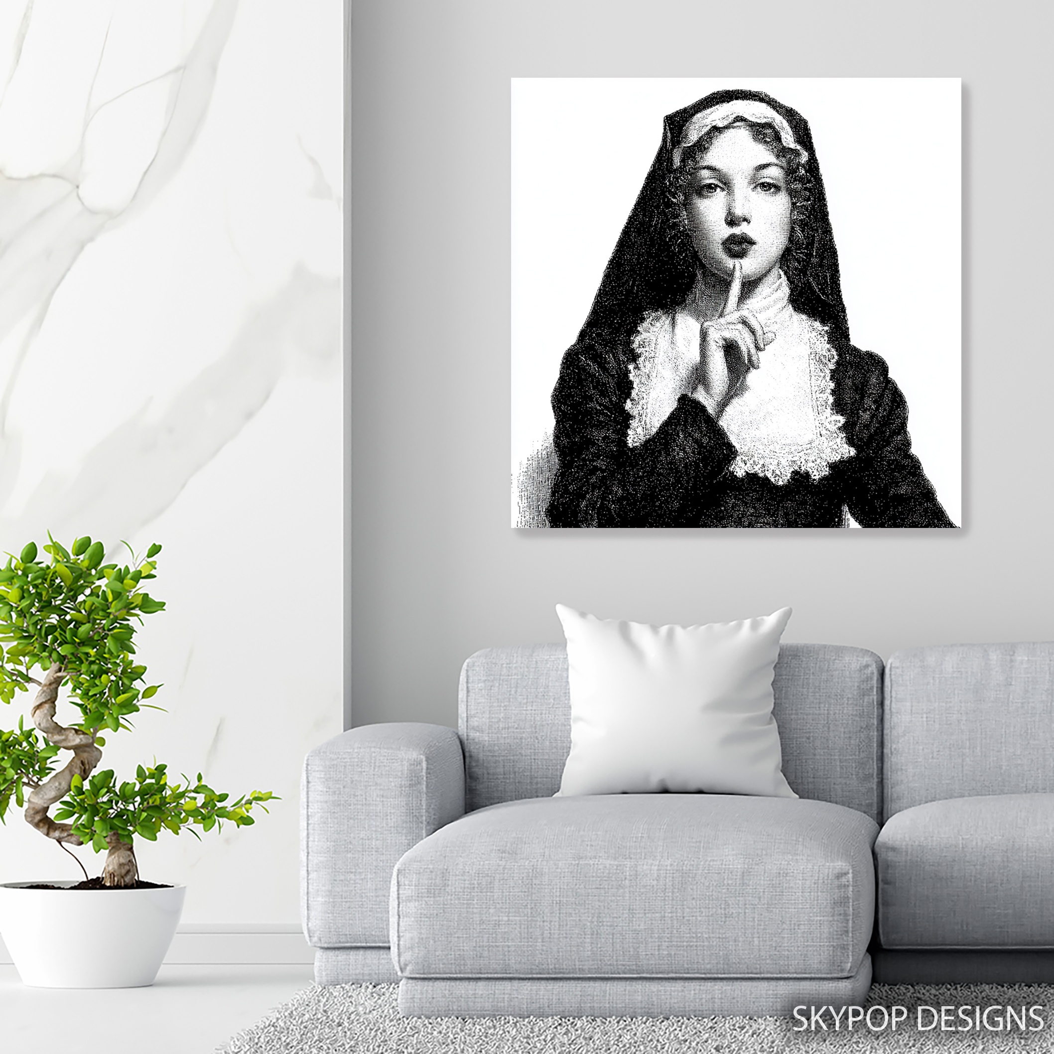 5.jpg Mysterious Nun Art