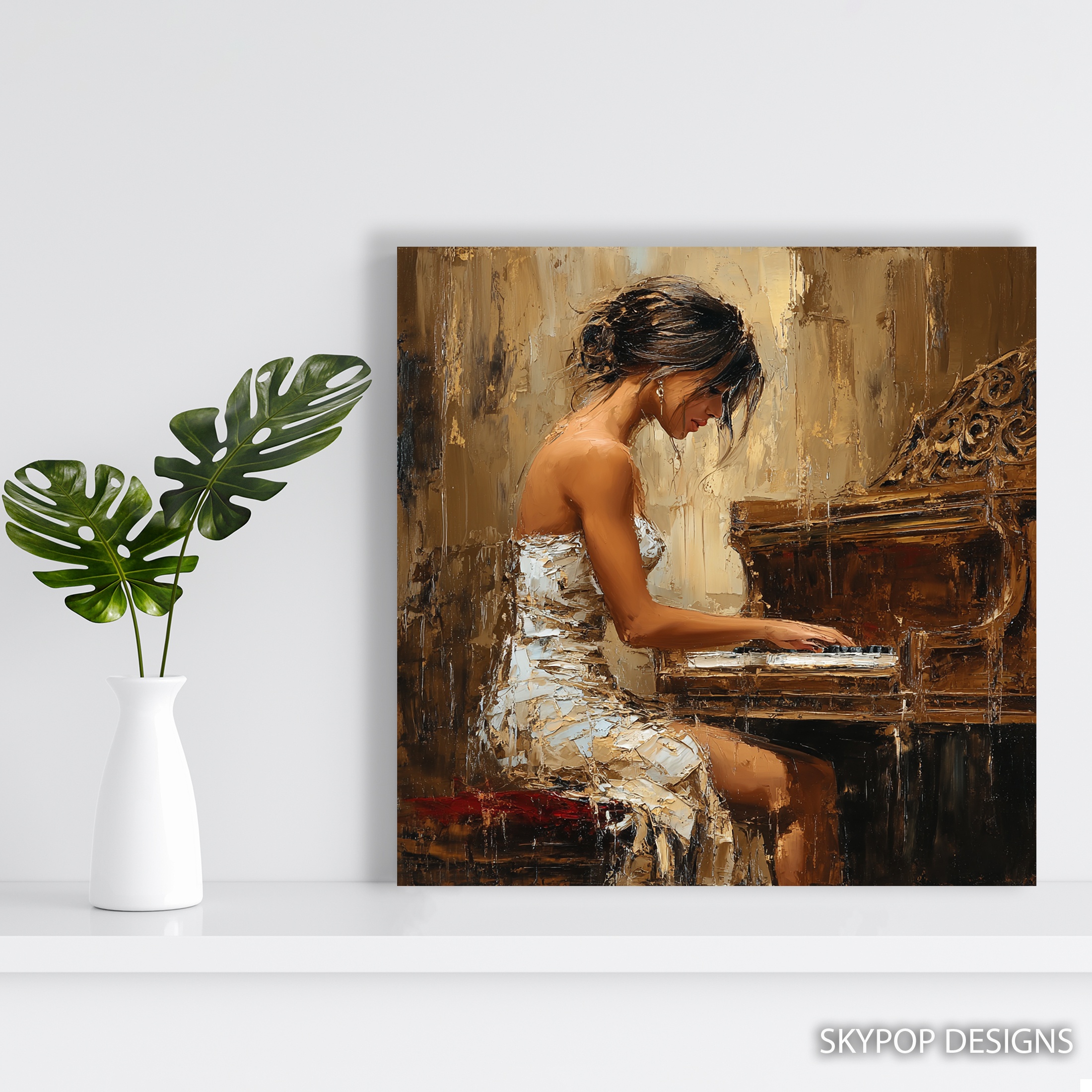 5.jpg Elegant Pianist Art