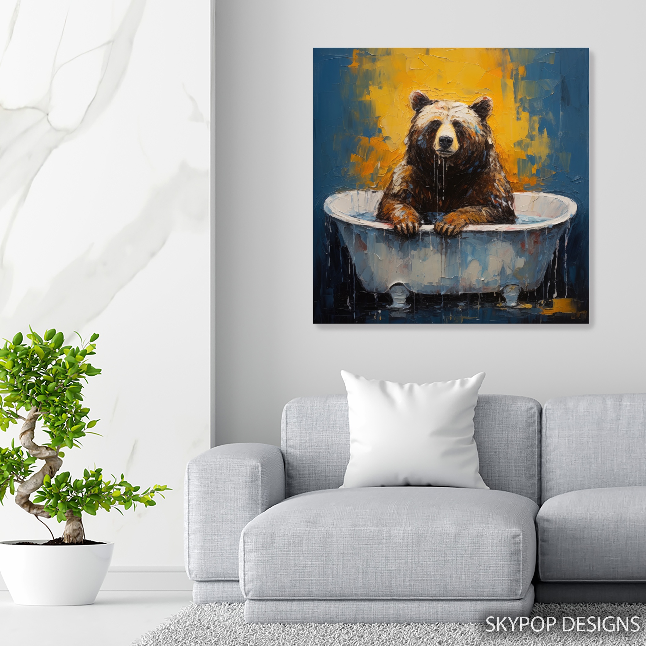5.jpg Bear Bathtub Art