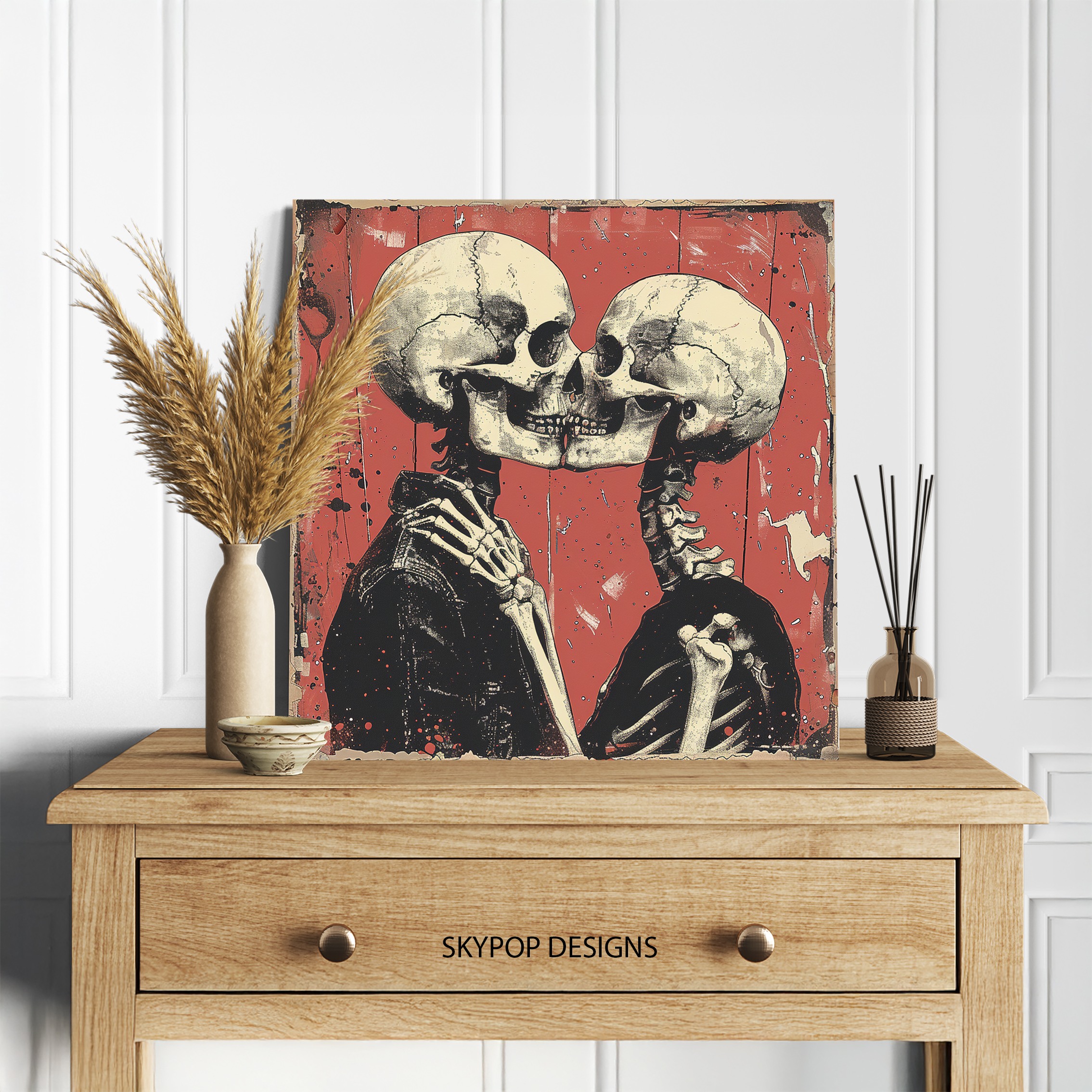 5.jpg Eternal Kiss Skeleton Art