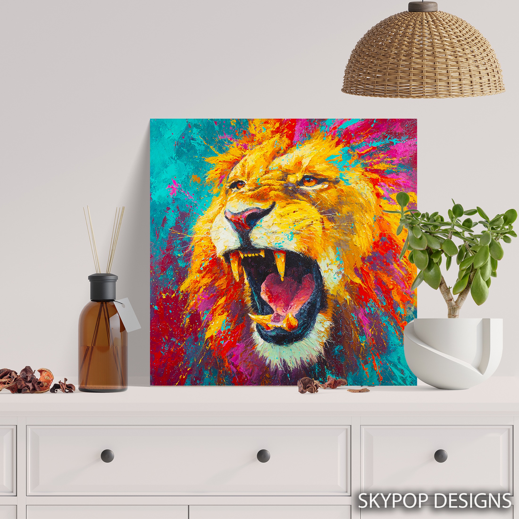 5.jpg Roaring Lion Art