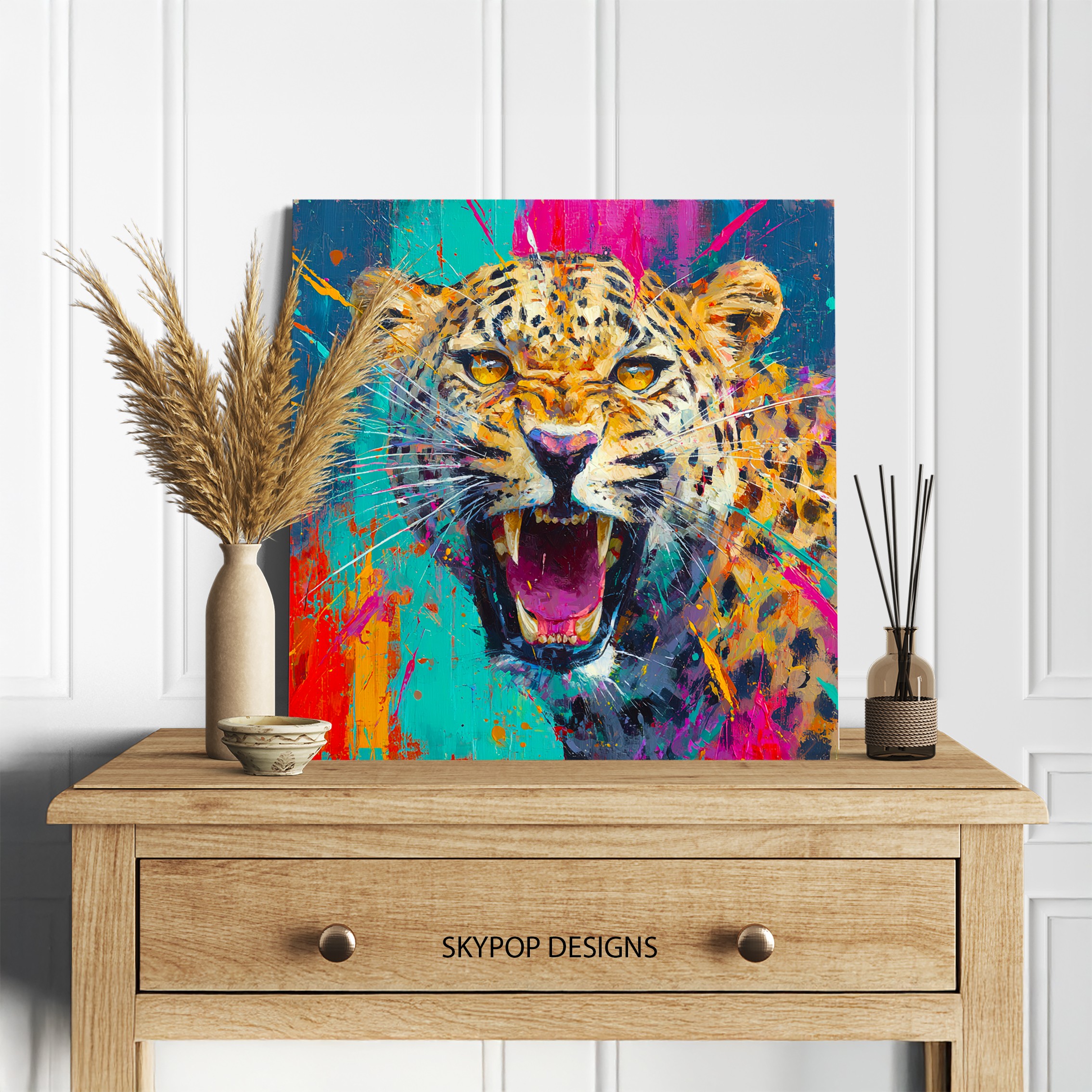 5.jpg Leopard Roar Art
