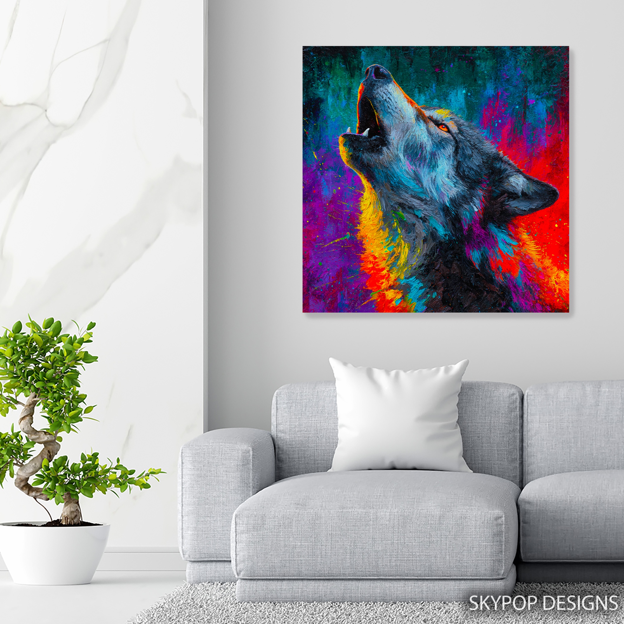 5.jpg Colorful Wolf Art