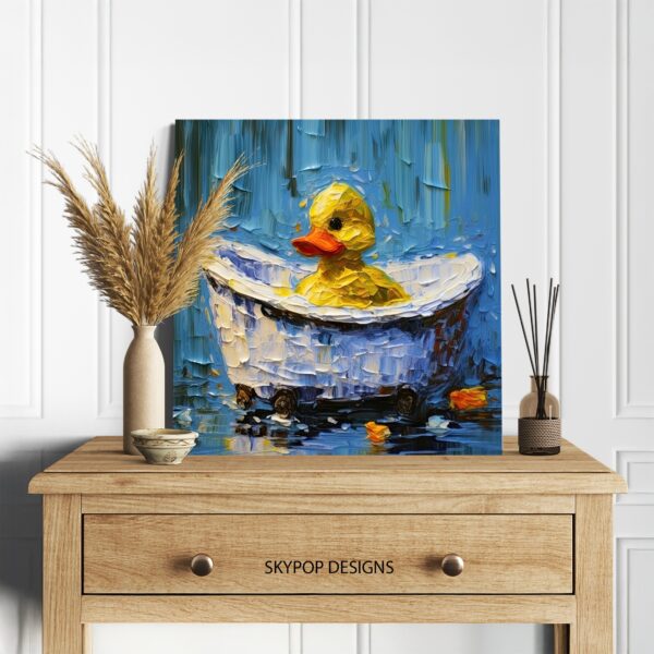 Duck Bath Time Art