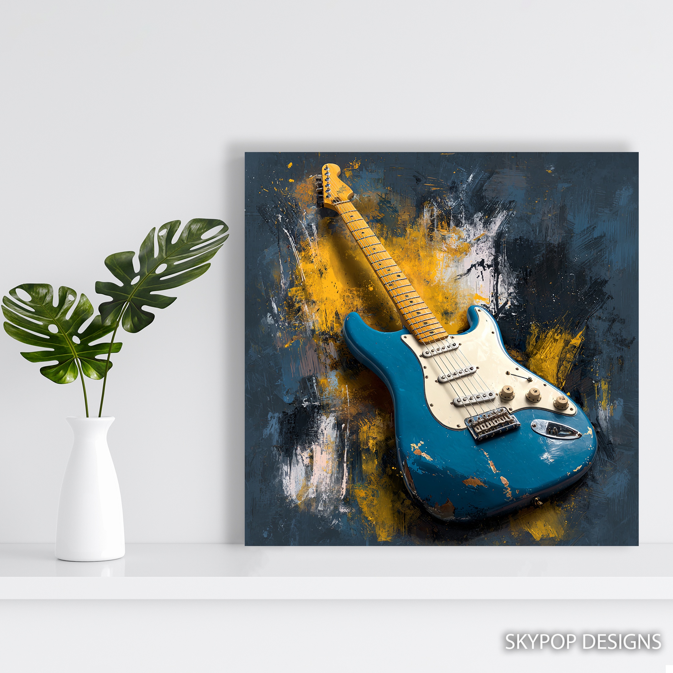 5.jpg Electric Guitar Blues Art