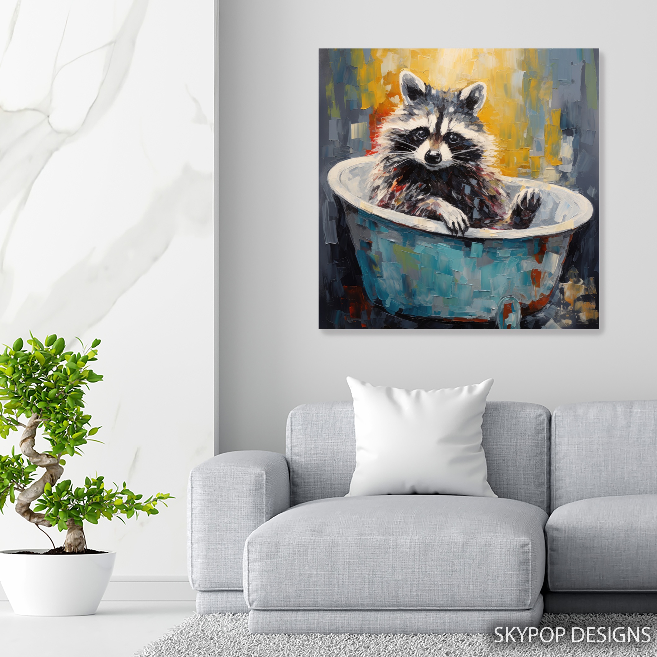 5.jpg Raccoon Art