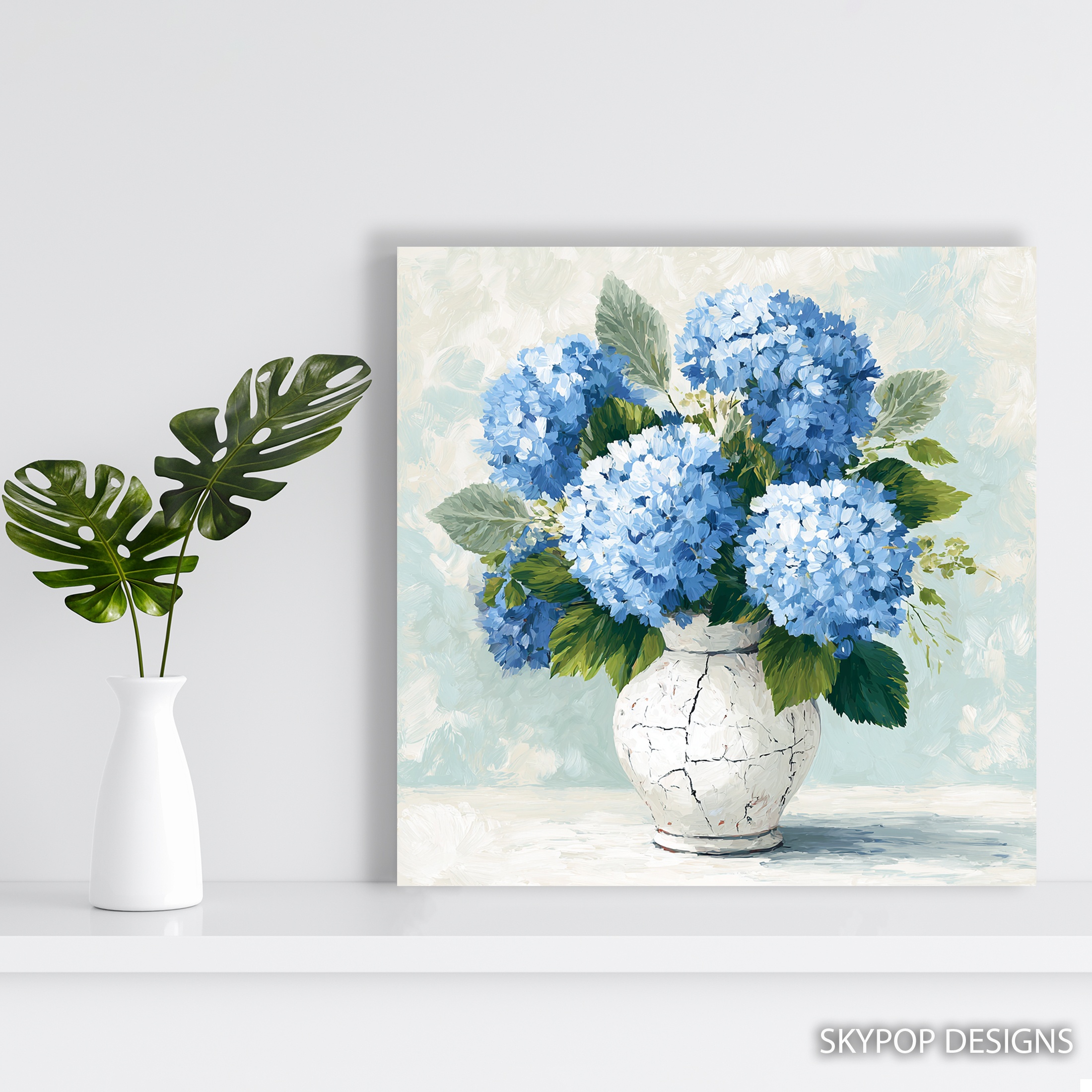 5.jpg Blue Hydrangea Art