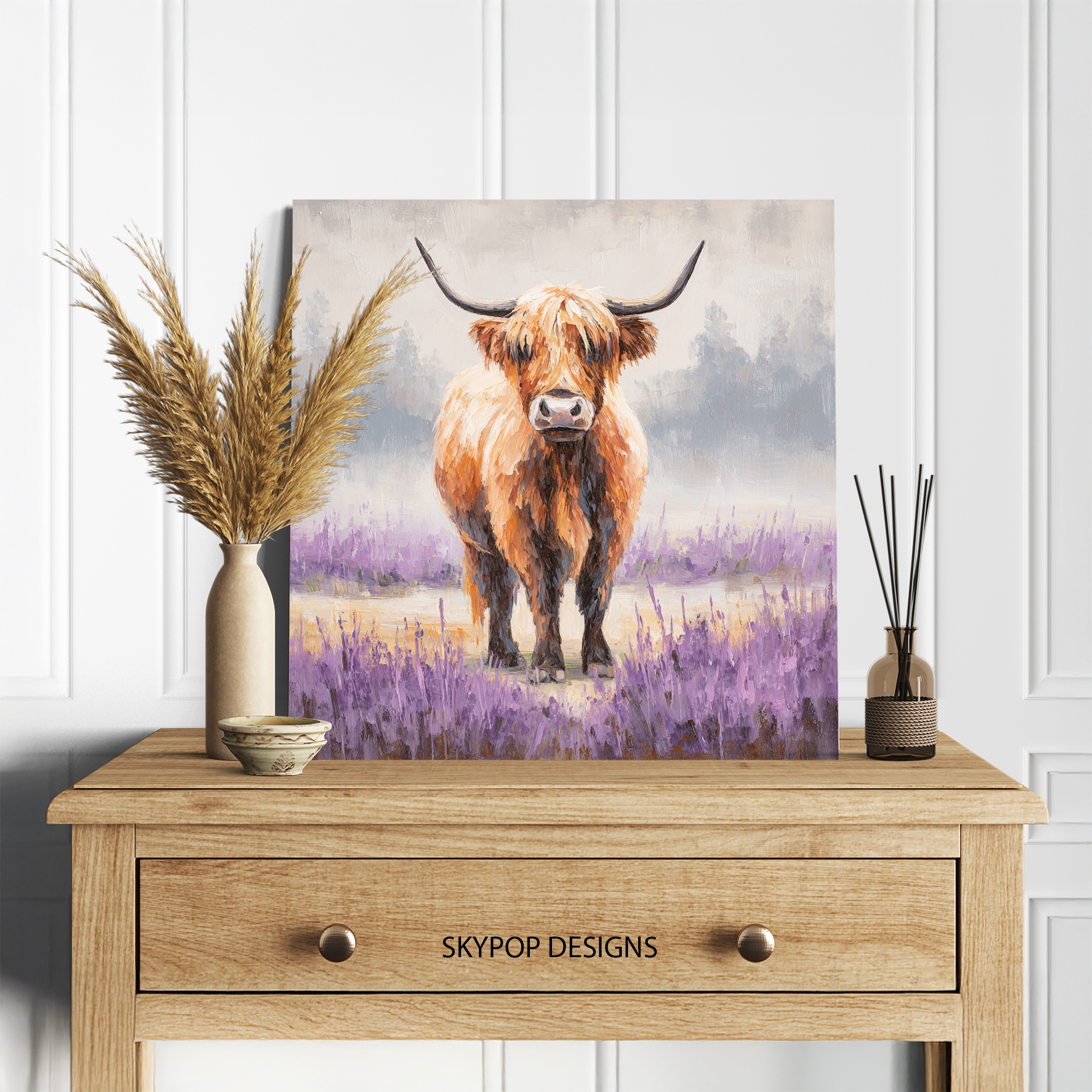5.jpg Highland Cow Art
