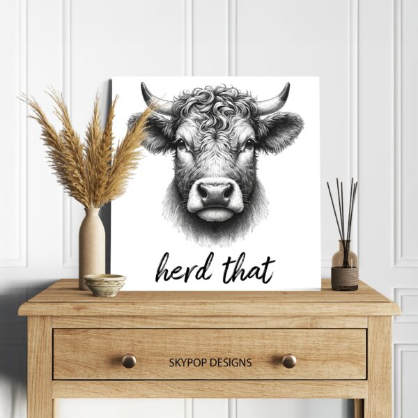 Highland Cow Art