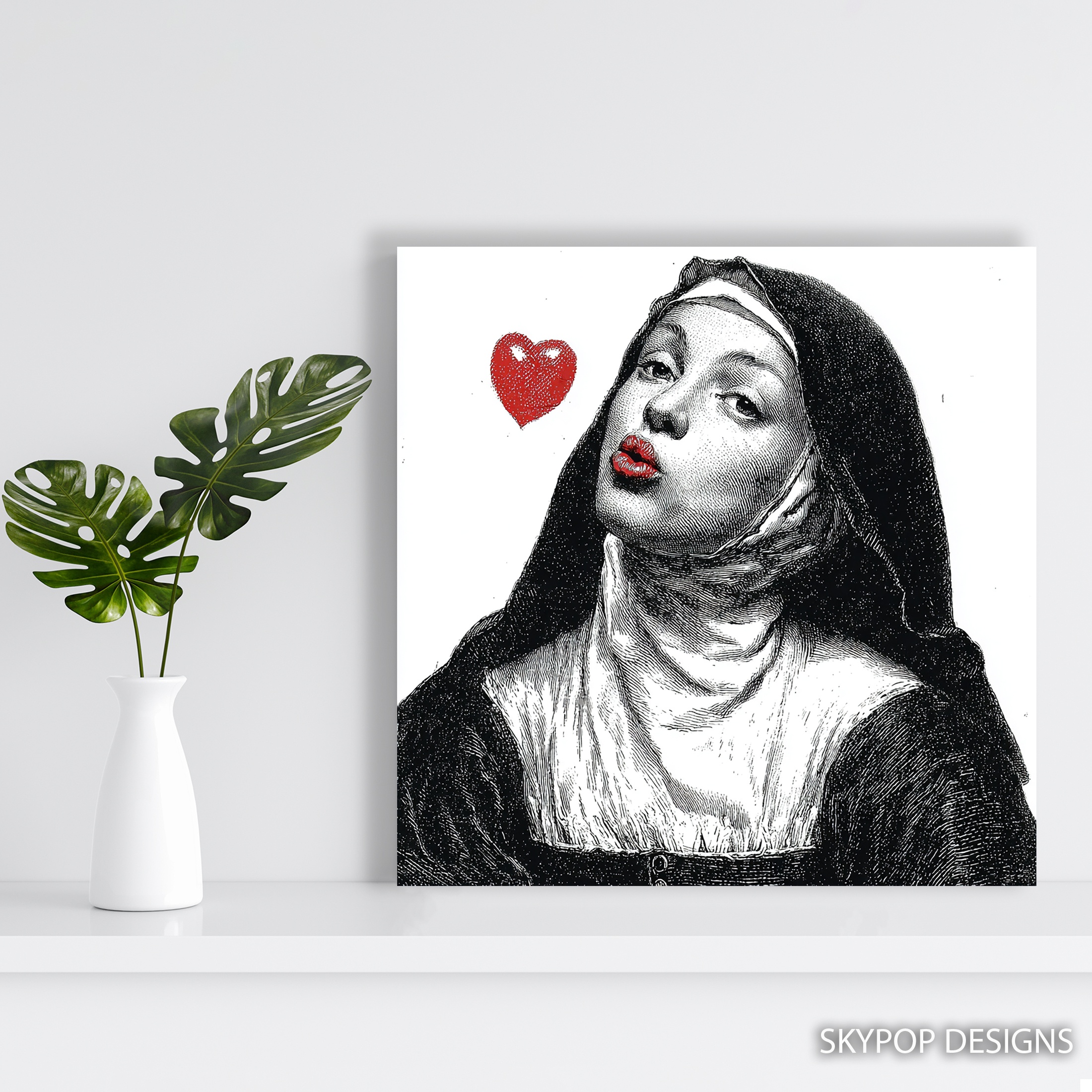 5.jpg Cheeky Nun Art