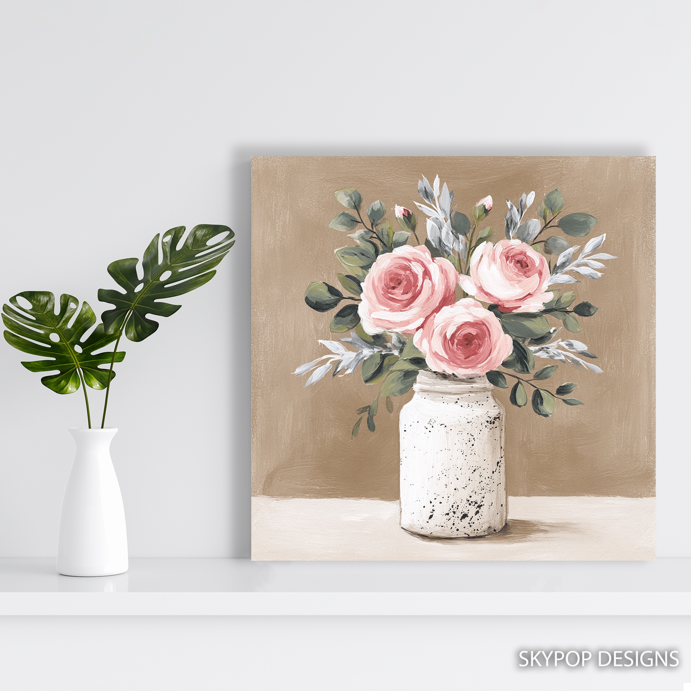 5.jpg Rustic Rose Bouquet Art