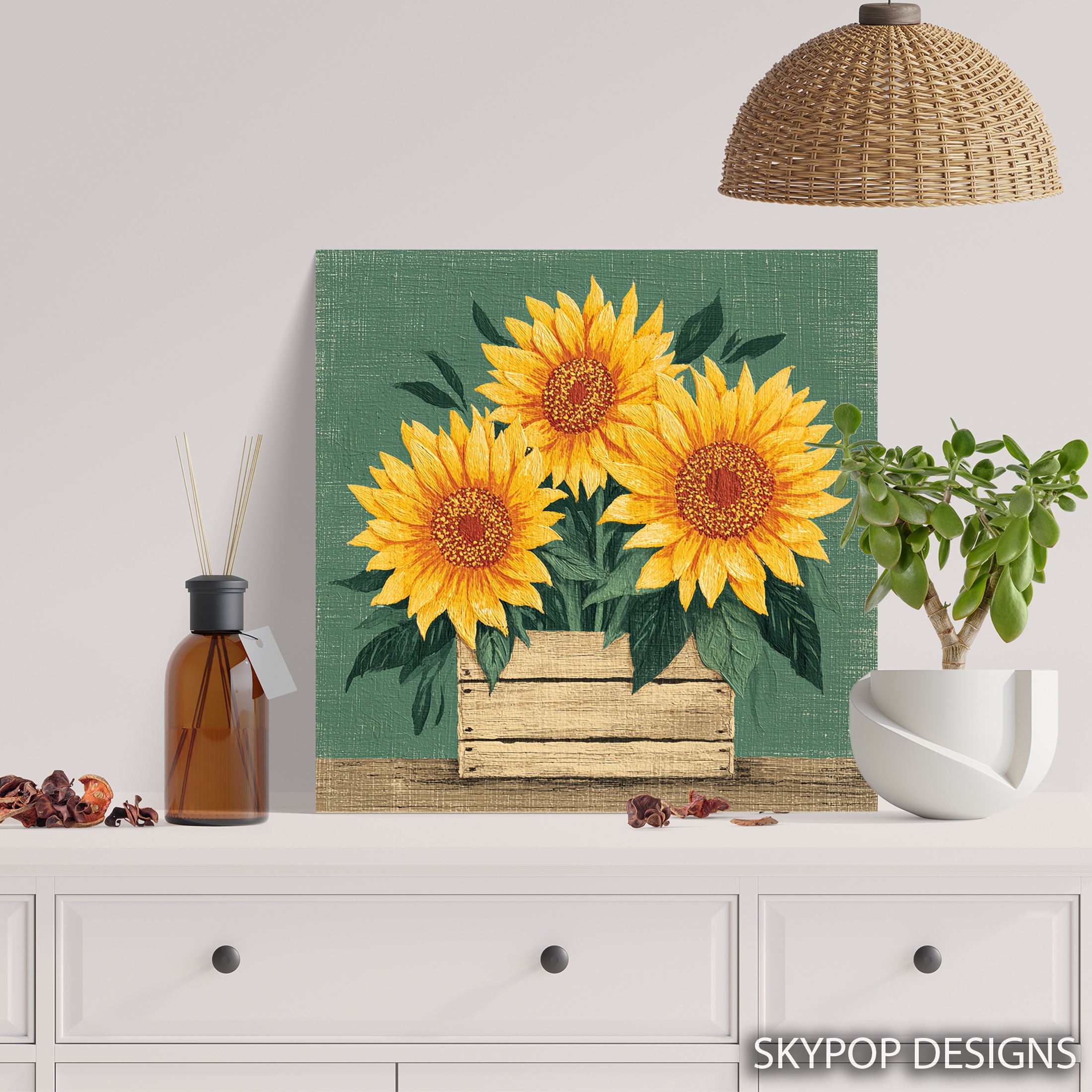 5.jpg Sunflower Crate Art
