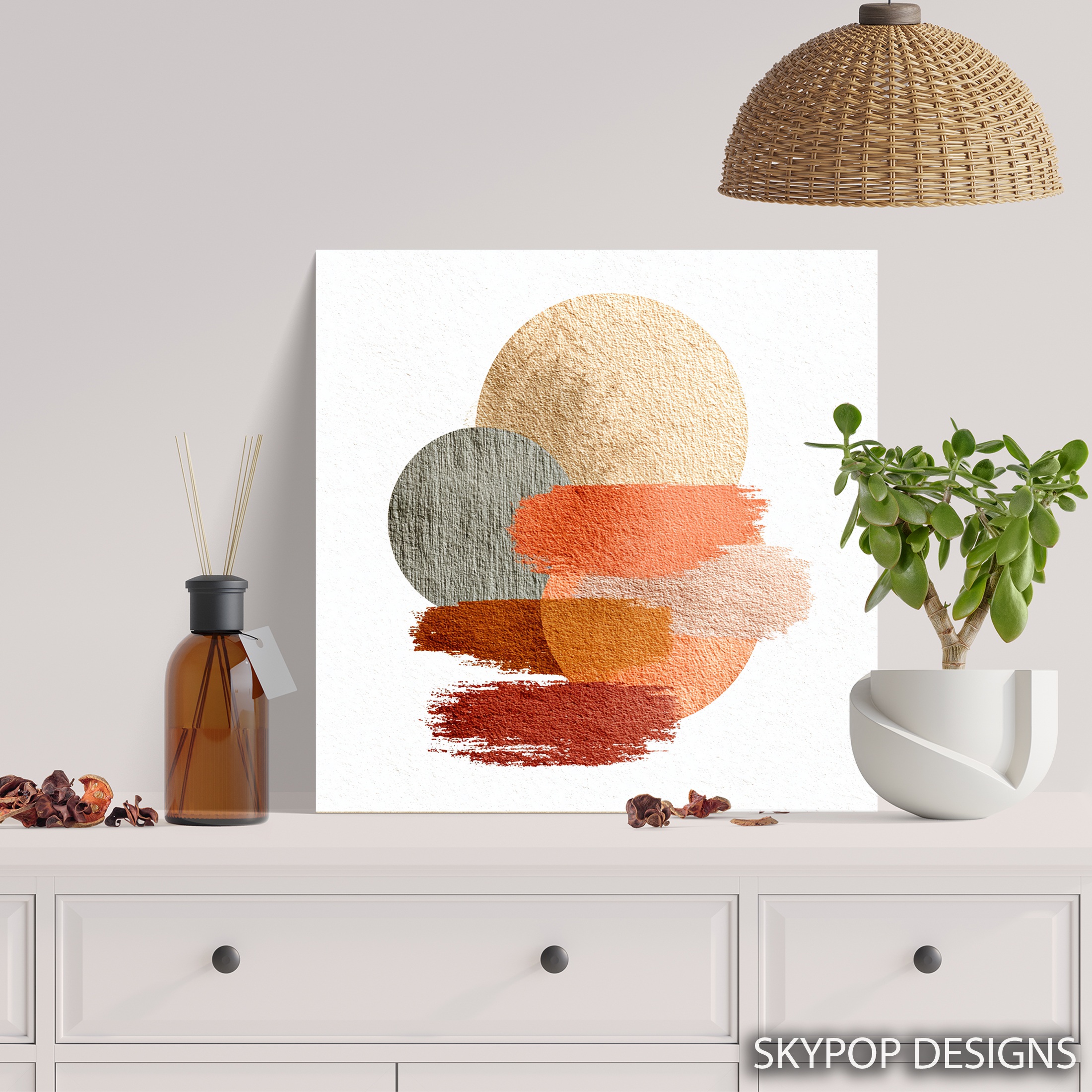 5.jpg Geometric Sunset Art