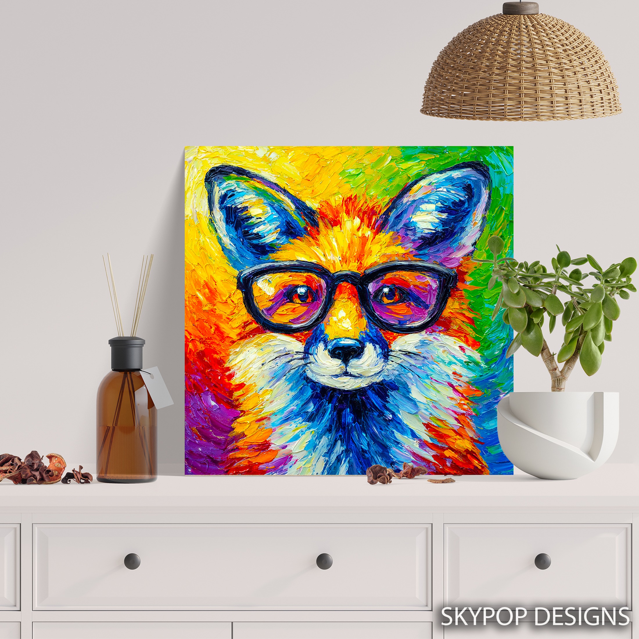 5.jpg Colorful Fox Art
