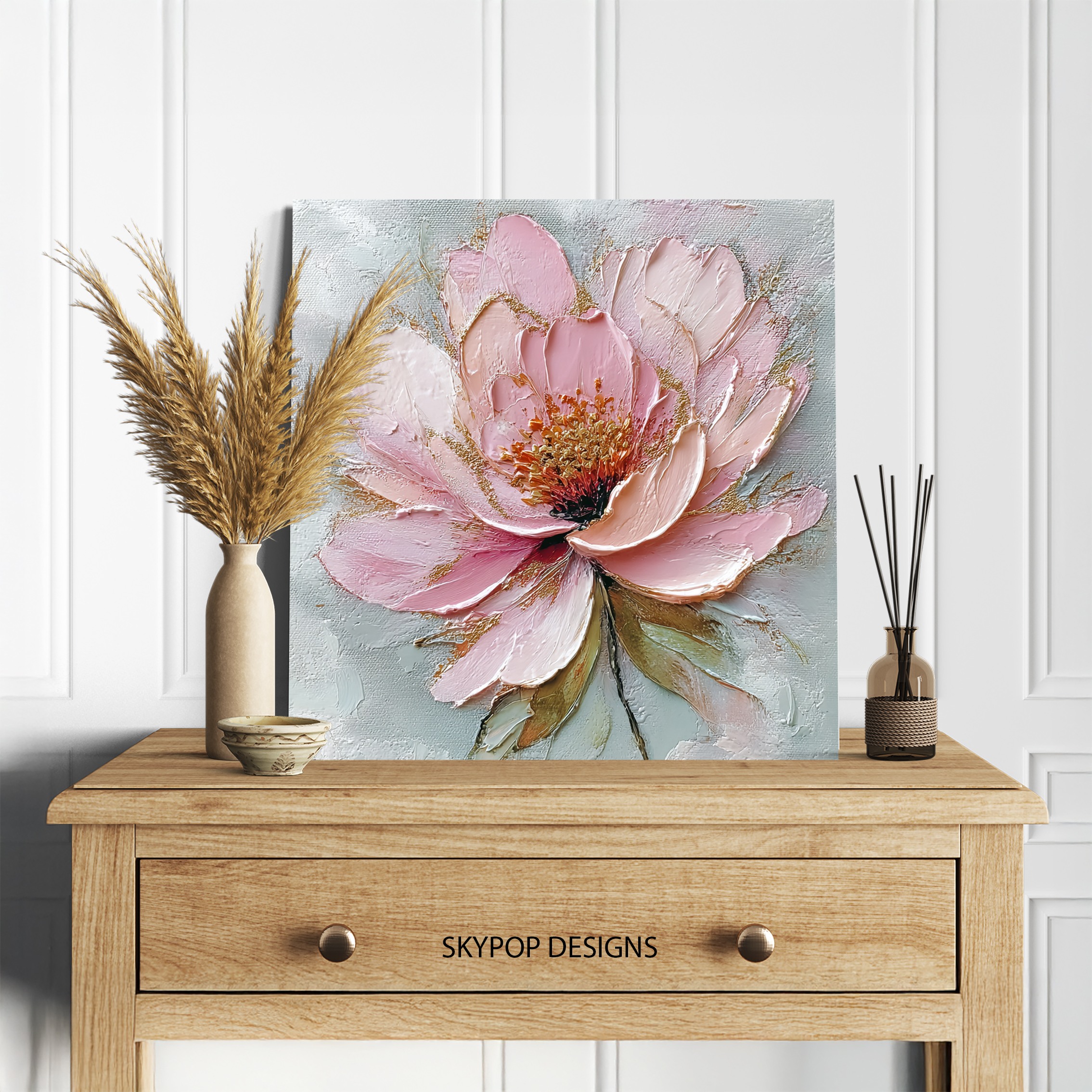 5.jpg Pink Peony Bloom Art
