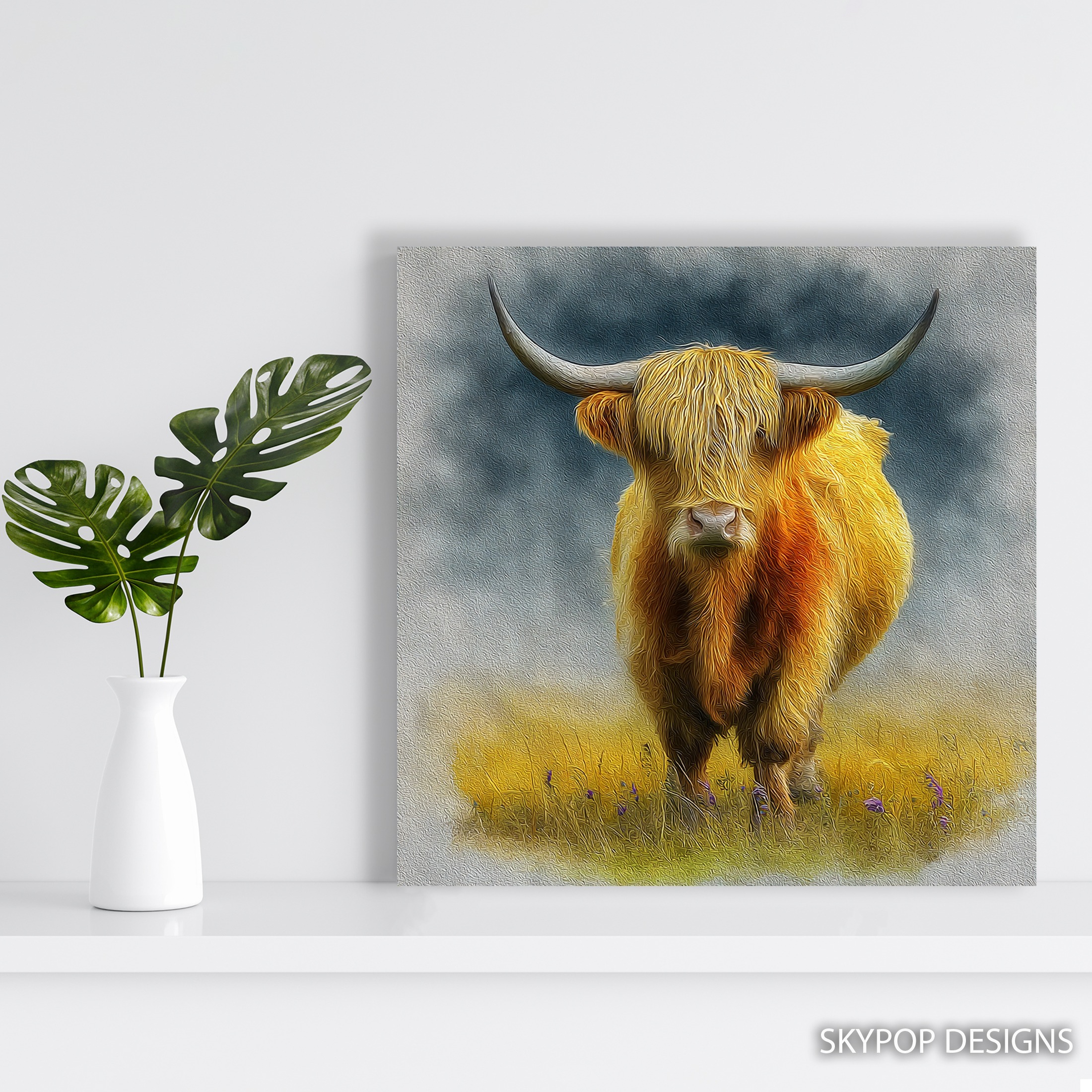 5.jpg Highland Cow Art
