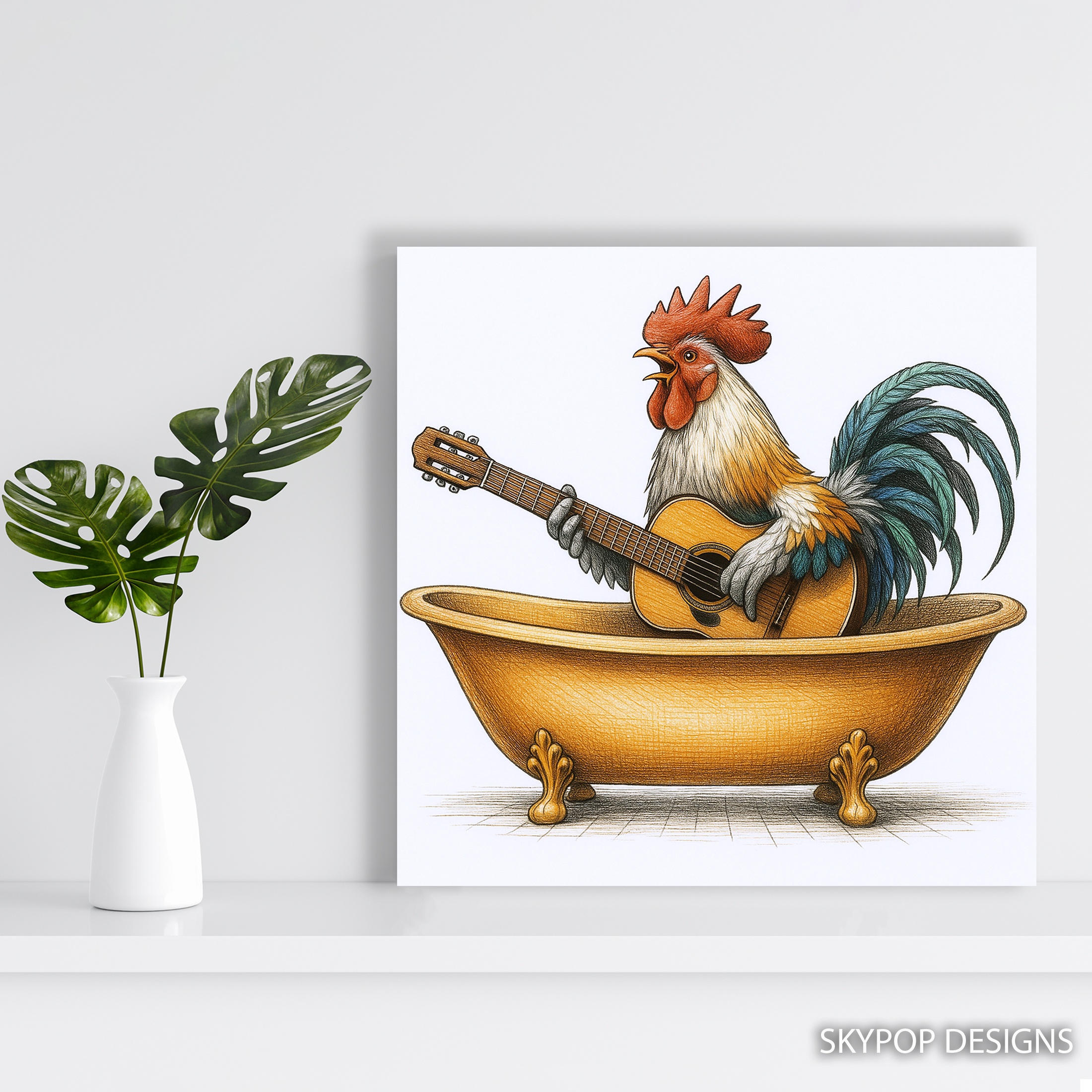 5.jpg Rooster Art