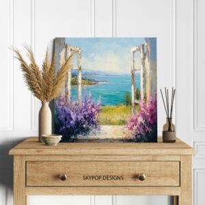Open Window Ocean View Art