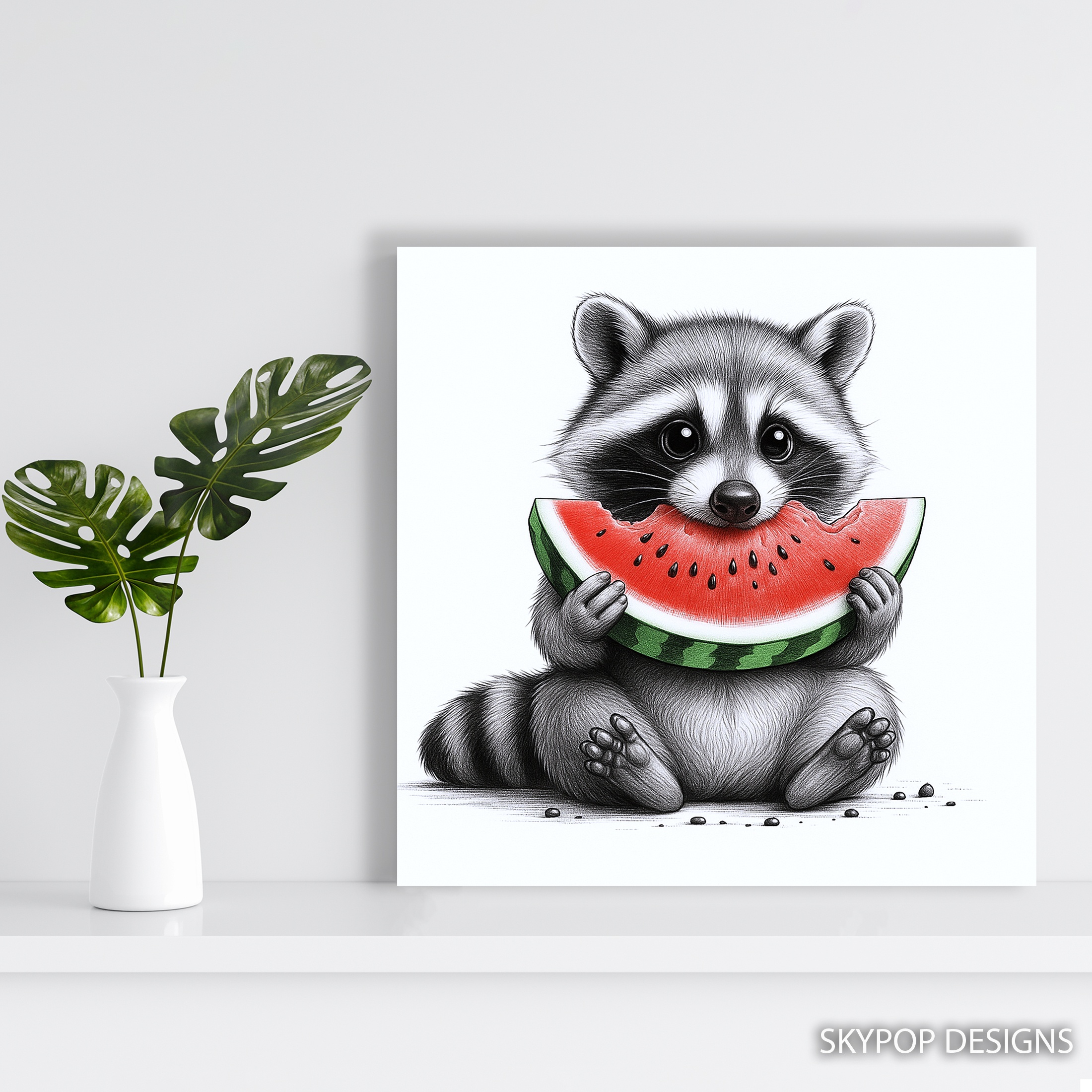 5.jpg Raccoon Art
