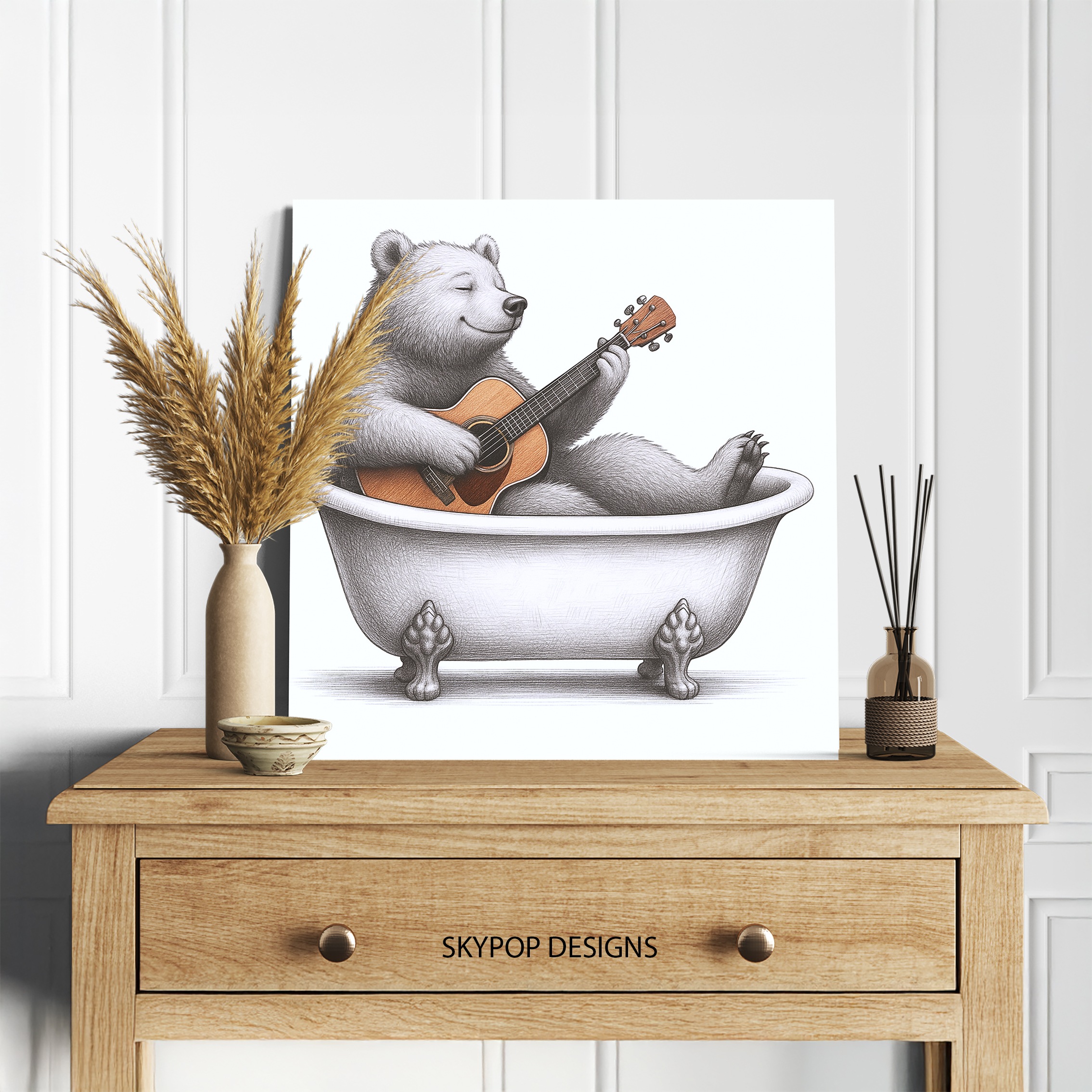 5.jpg Bear Guitar Art