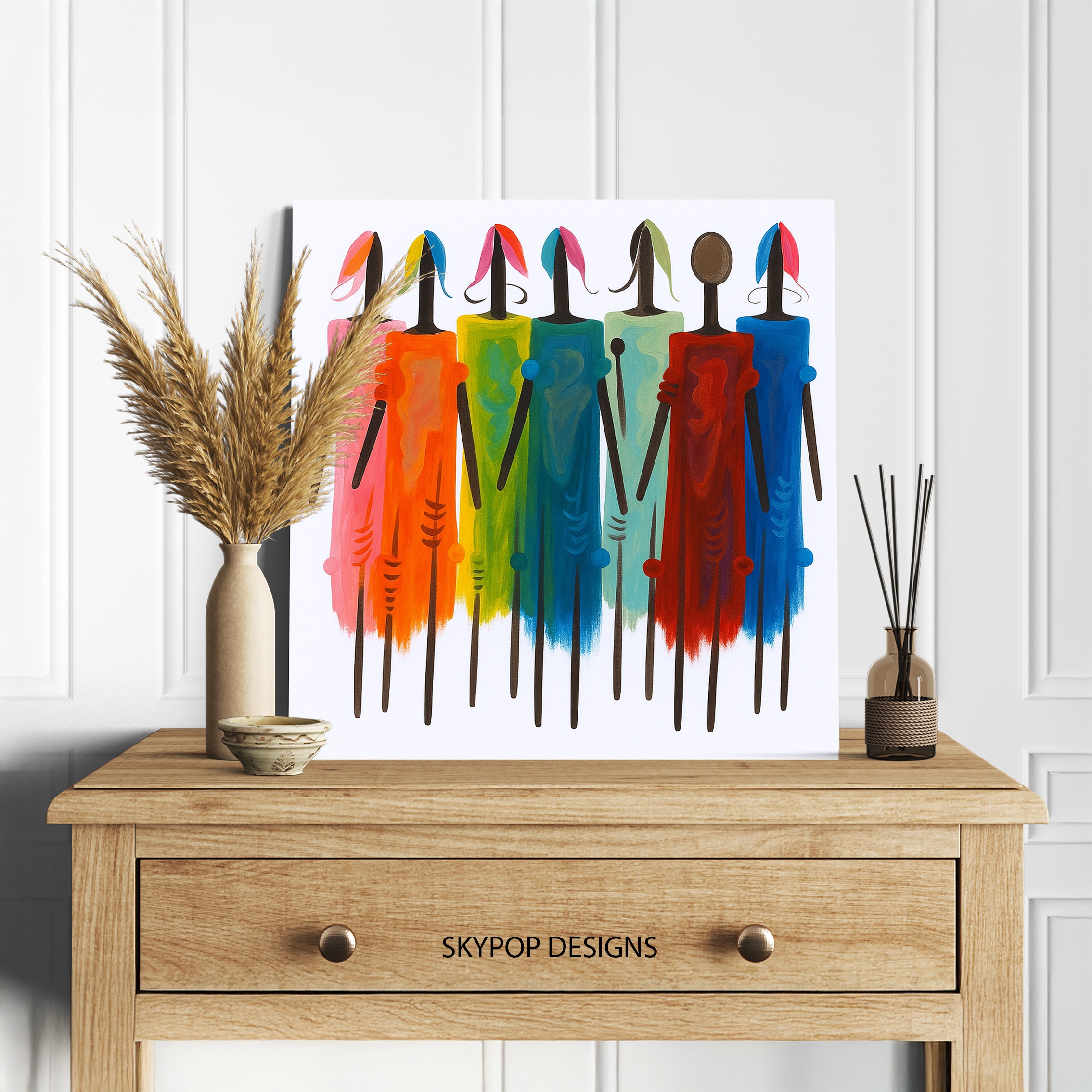 5.jpg Colorful Figures Art
