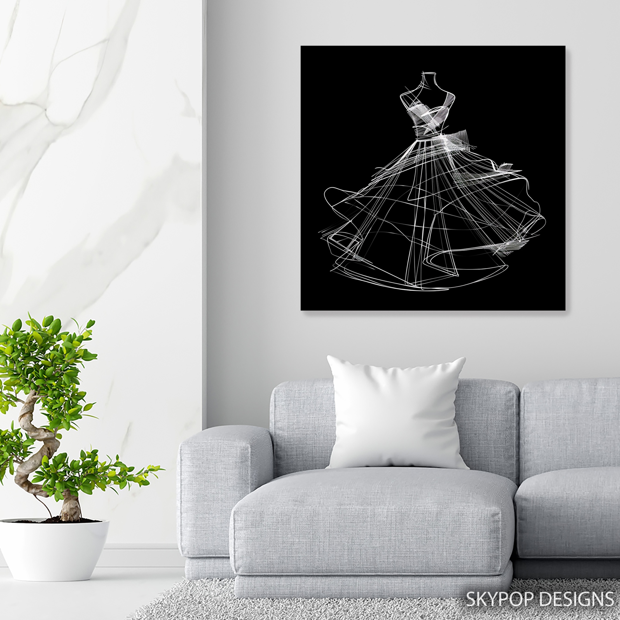 5.jpg Ethereal Dress Silhouette Art