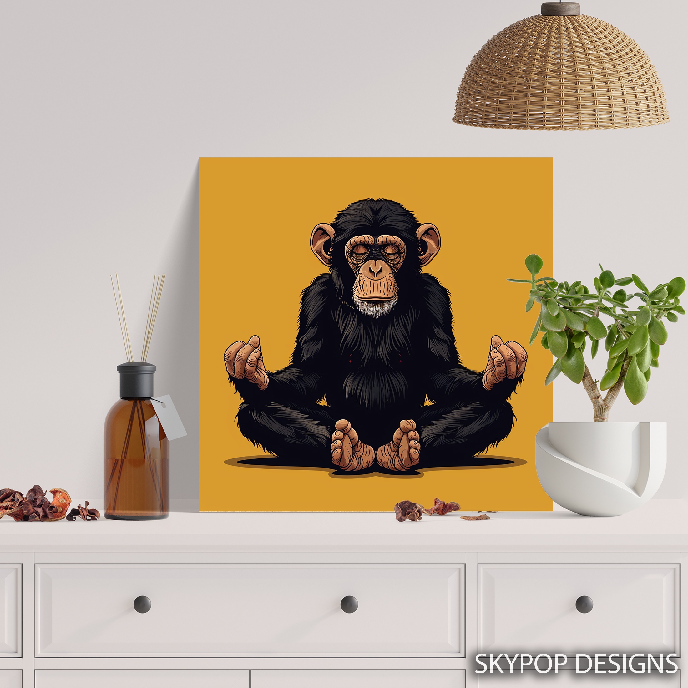 5.jpg Chimpanzee Art