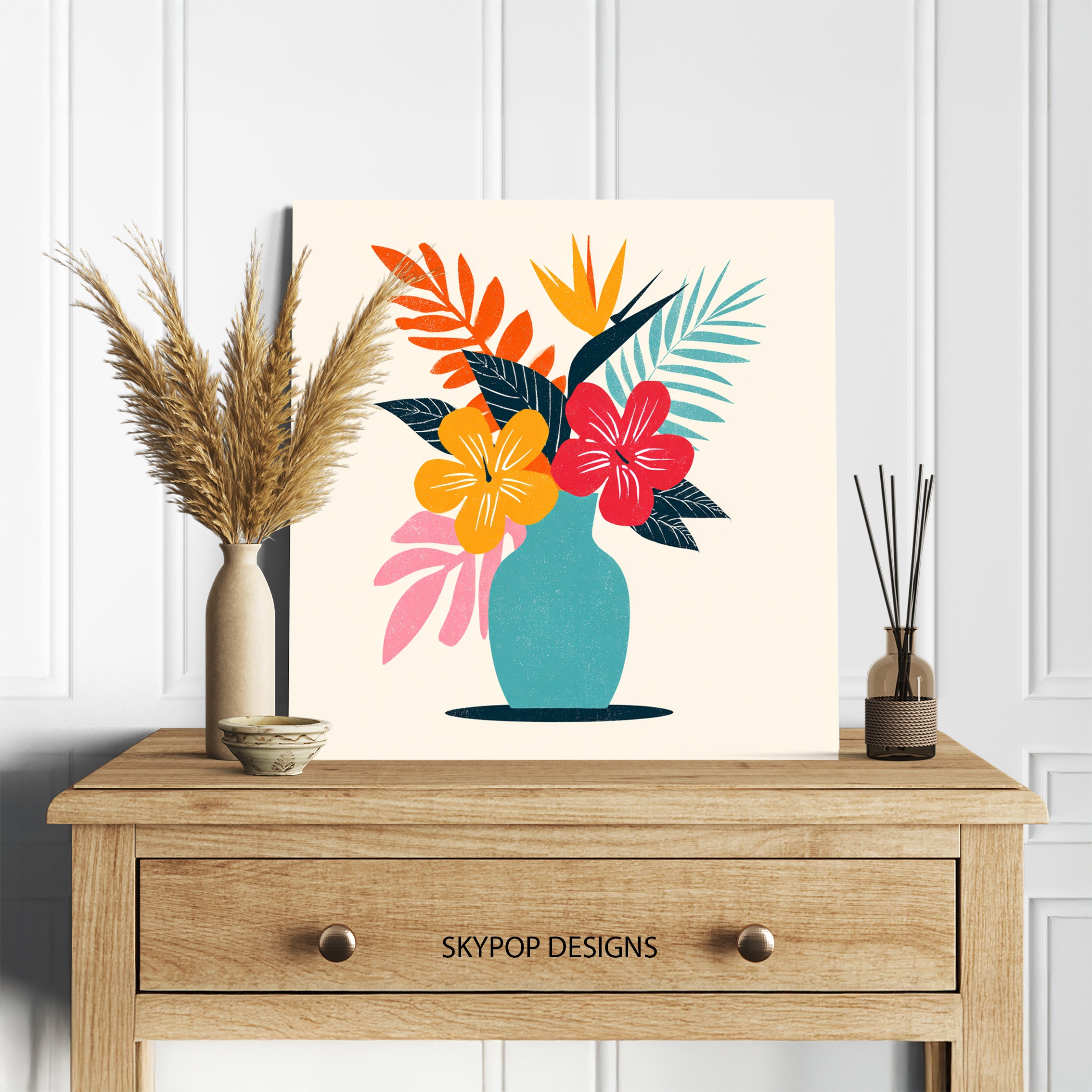 5.jpg Tropical Bouquet Art