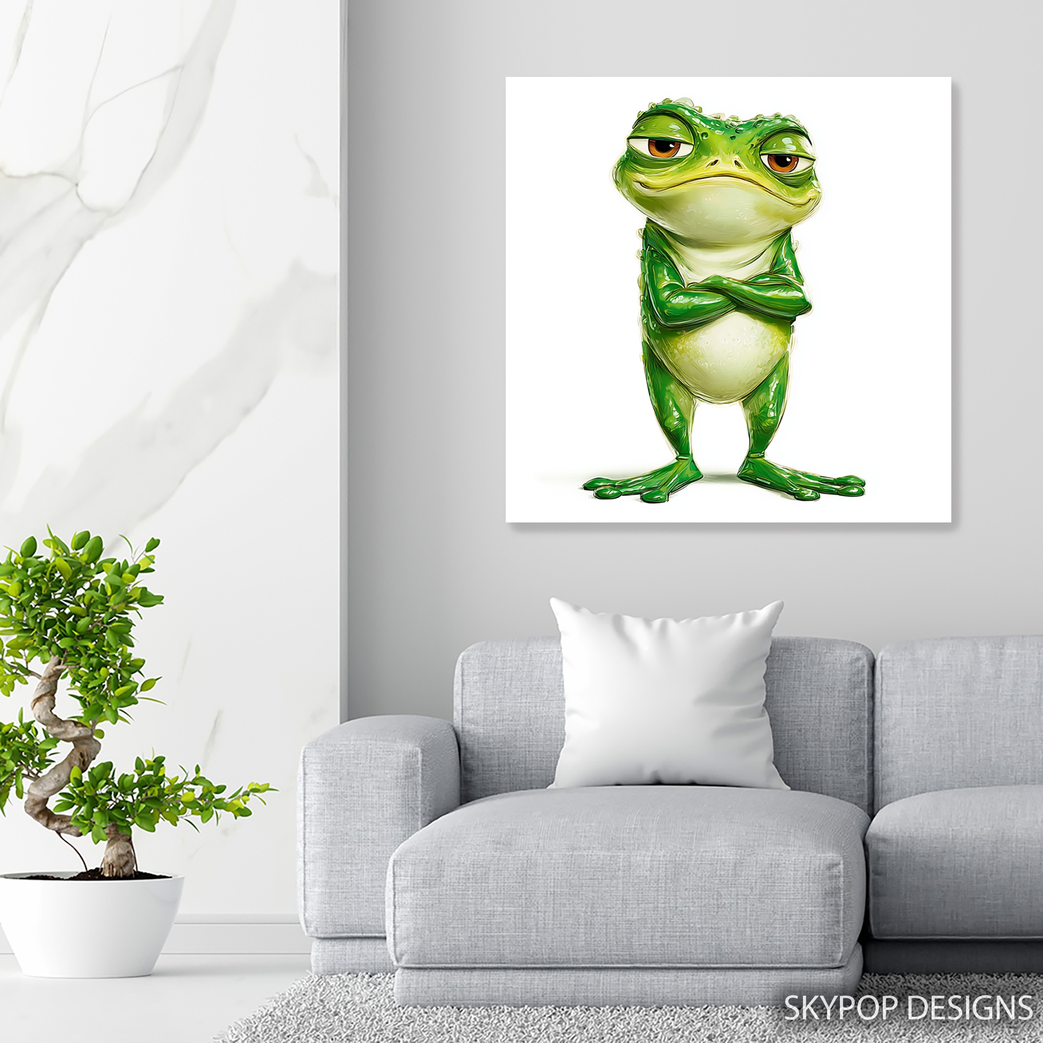 5.jpg Grumpy Frog Art