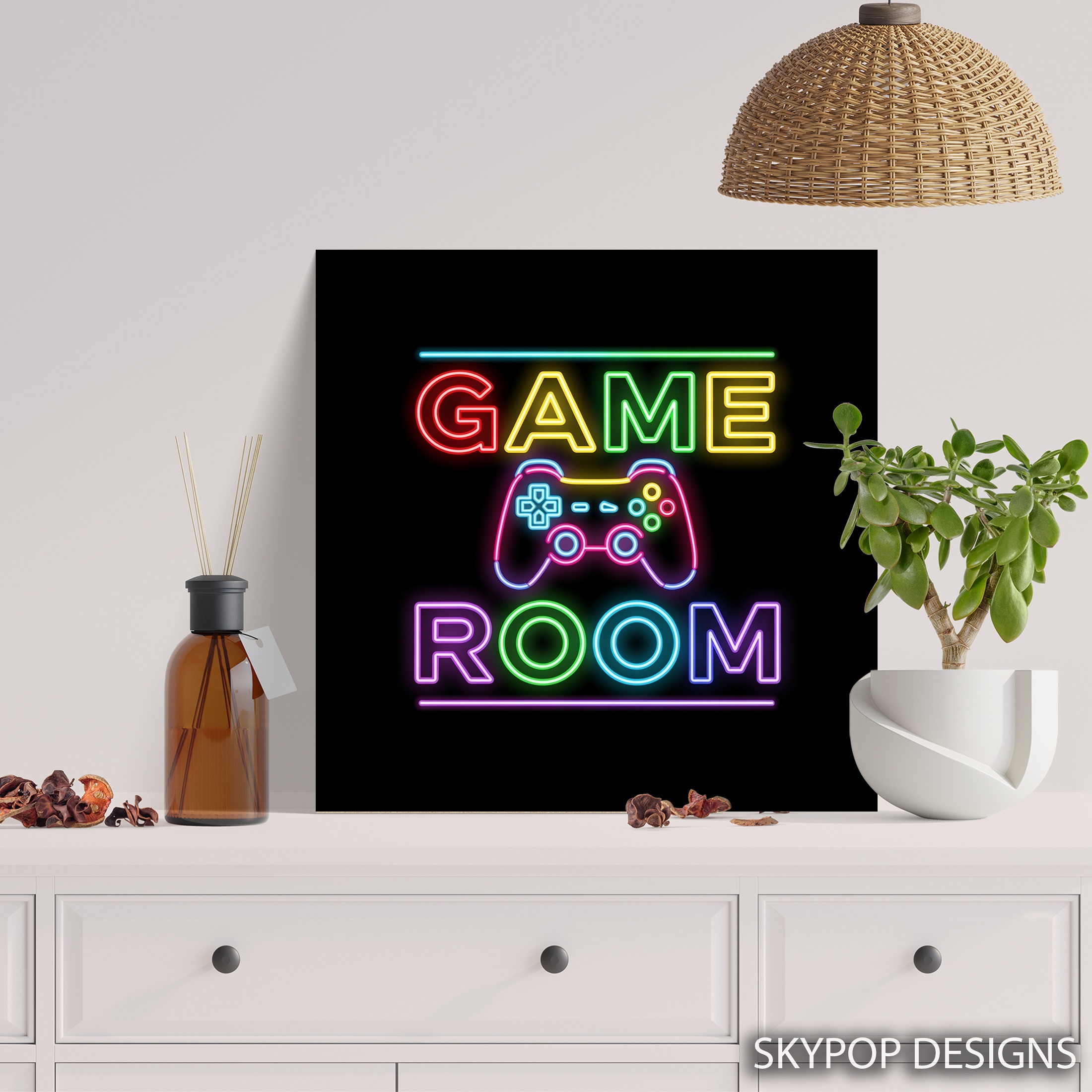 5.jpg Neon Game Room Art