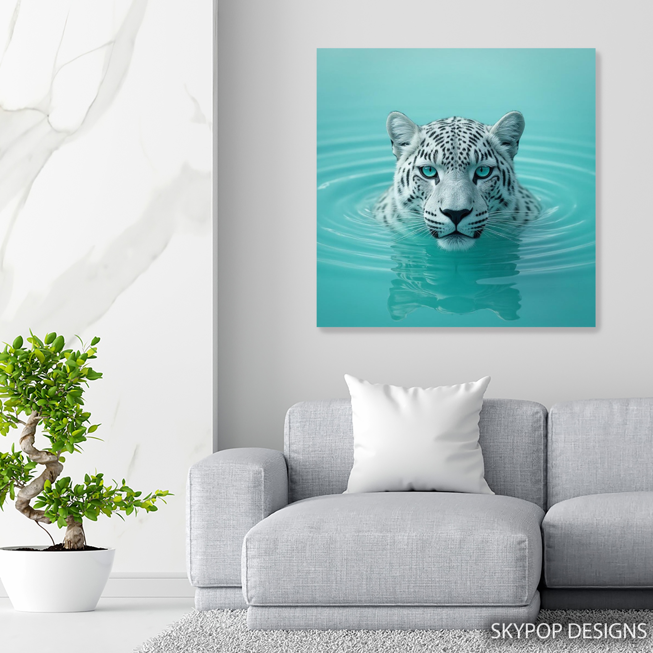 5.jpg Snow Leopard Art