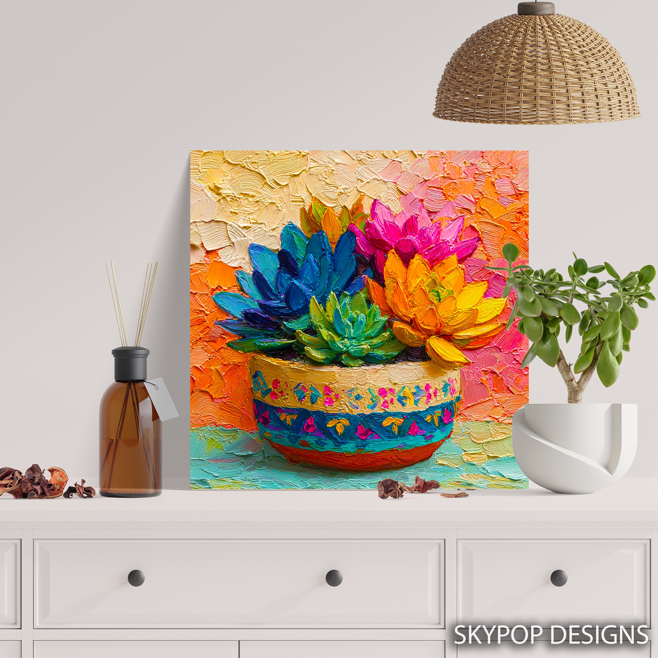 5.jpg Vibrant Succulent Bouquet Art