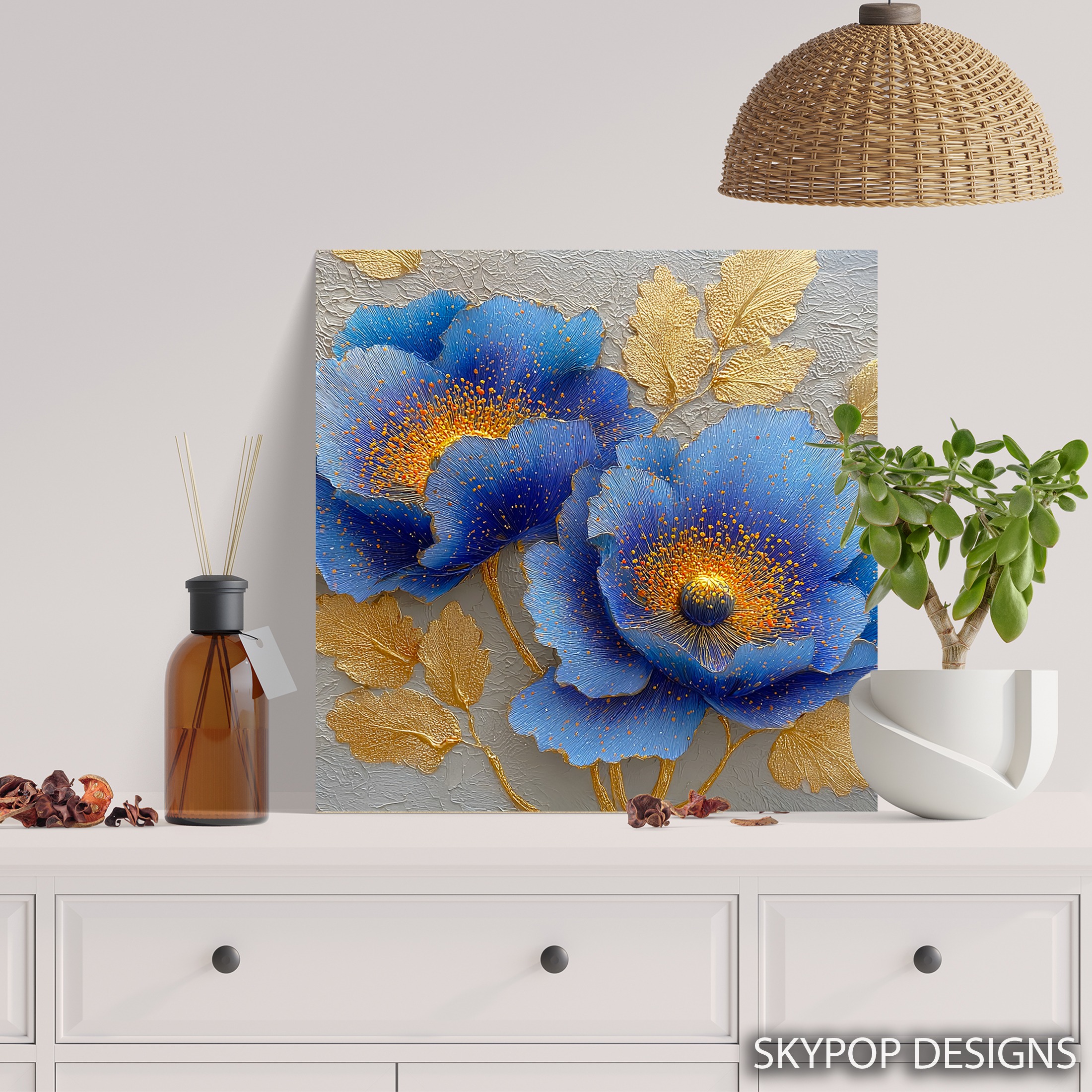 5.jpg Blue Peony Art