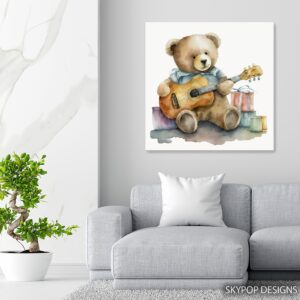 Bear Guitar Art